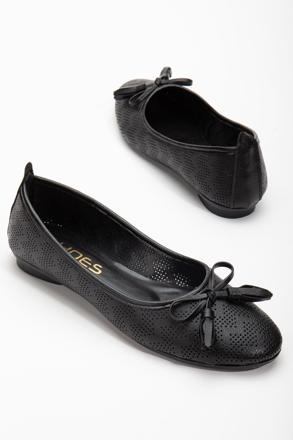 Axelle Black Skin Women's Ballerinas - STREETMODE™