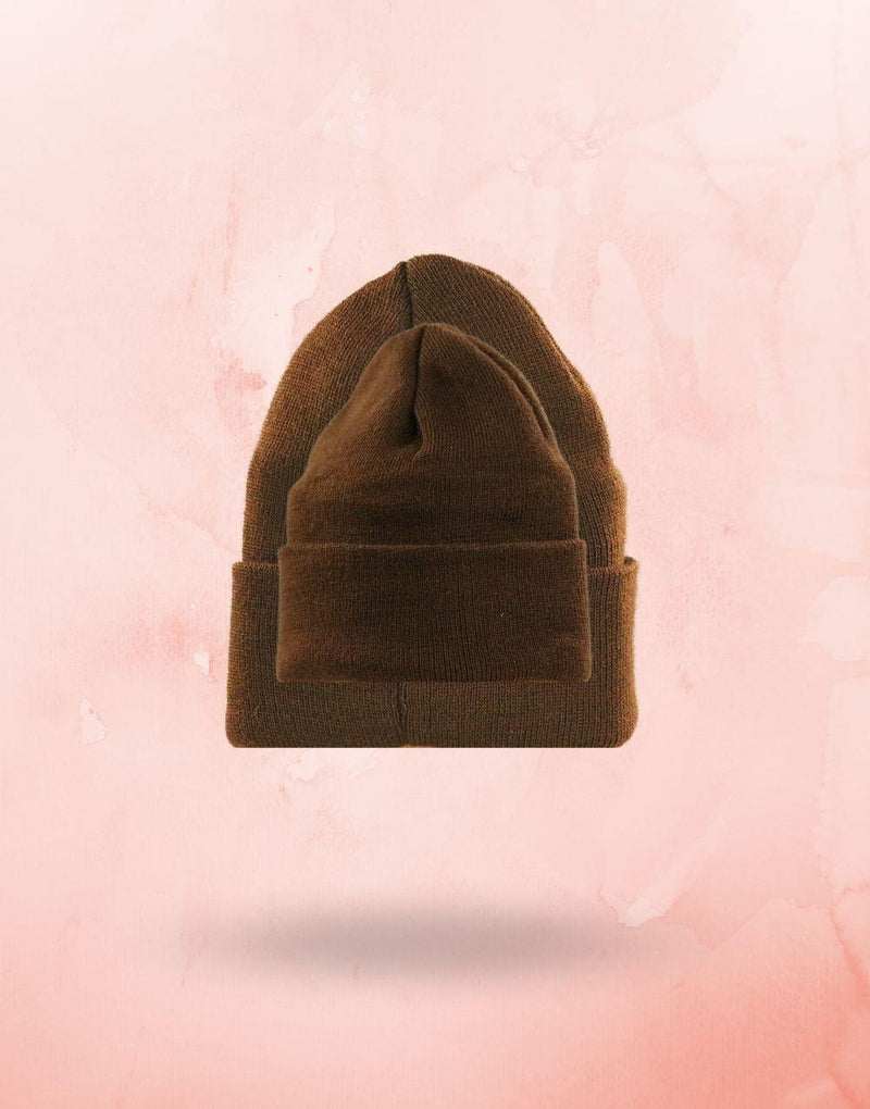 Basic Folded Daily Beret Brown - STREETMODE™