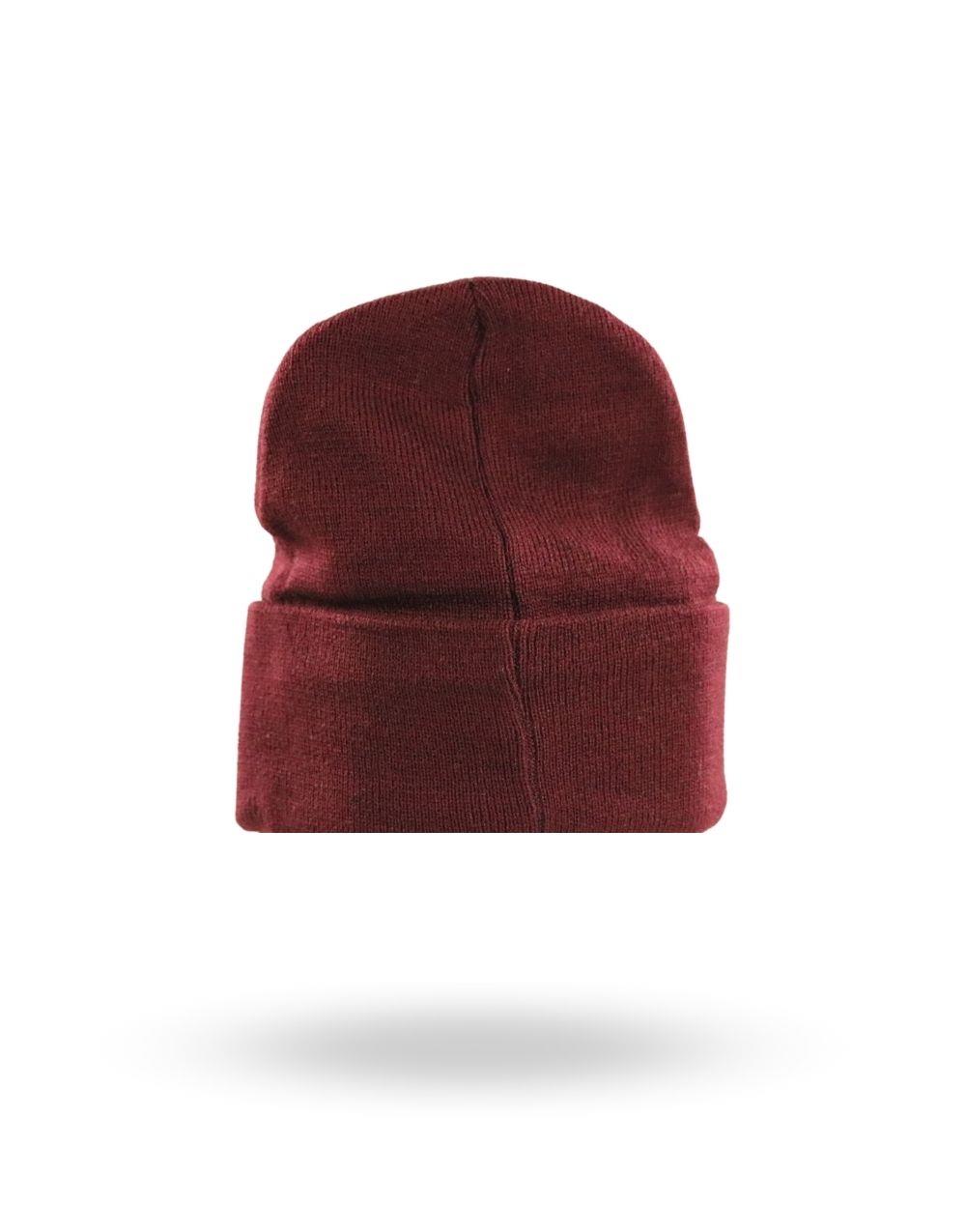 Basic Folded Daily Beret Claret Red - STREETMODE™