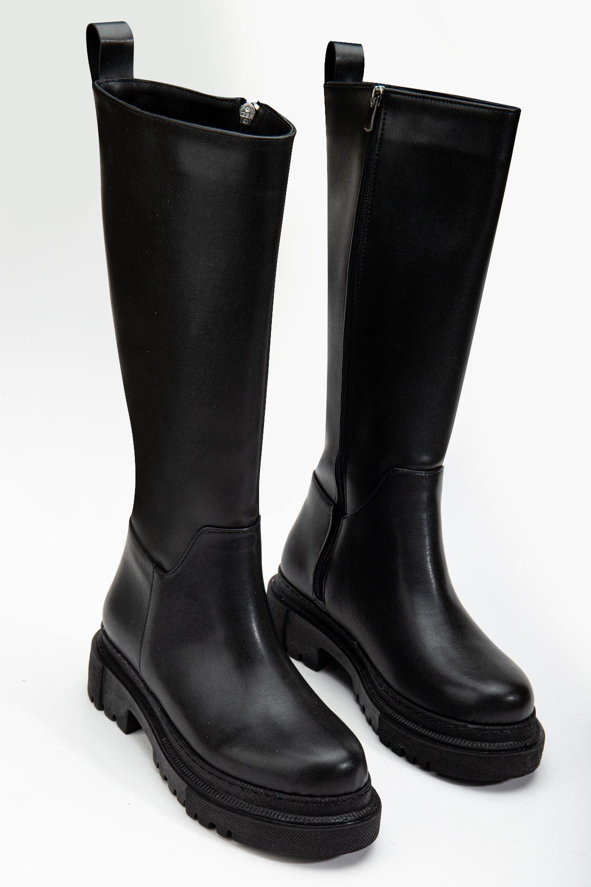 Black Skin Women's Boots - STREETMODE™