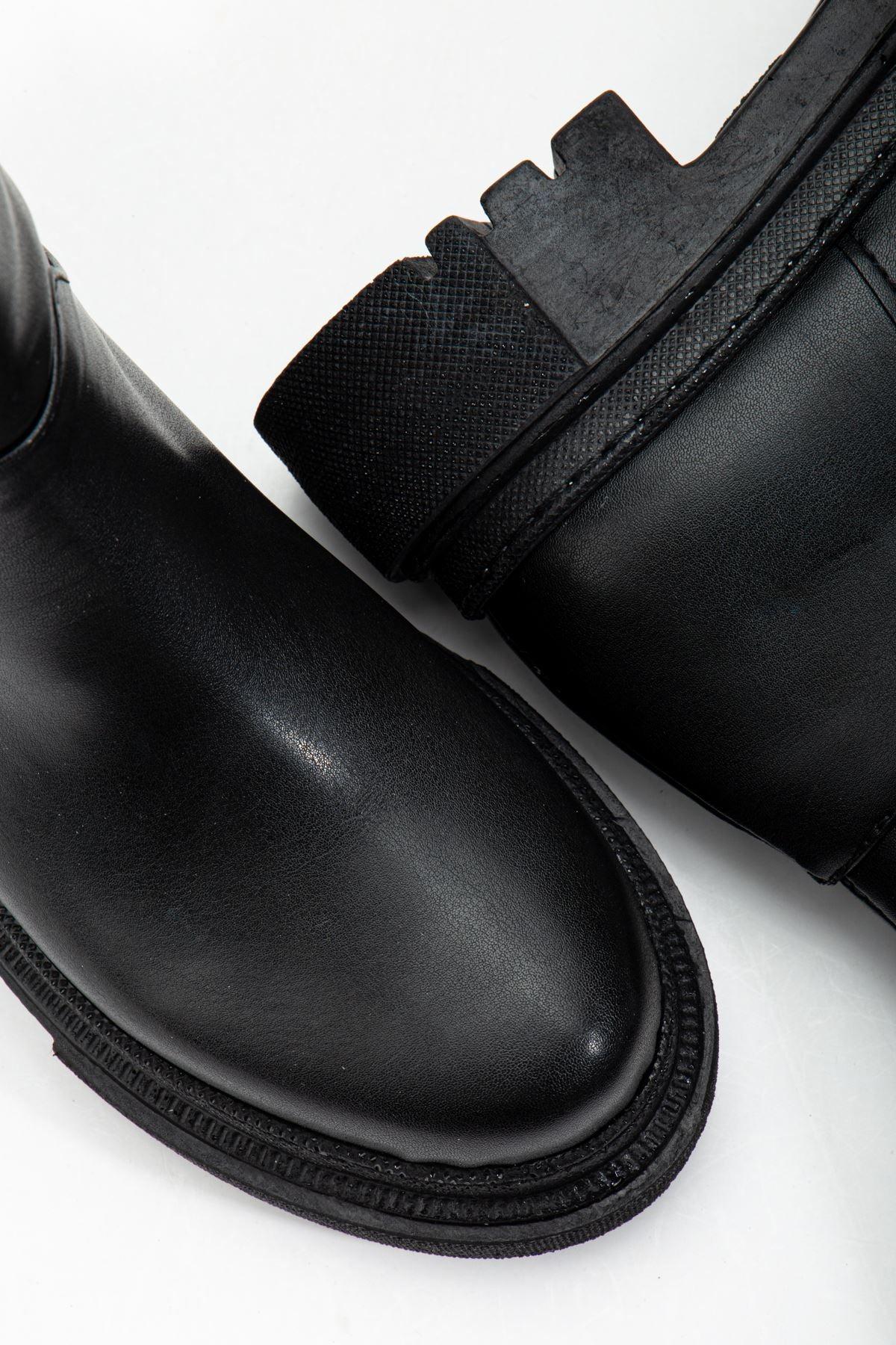 Black Skin Women's Boots - STREETMODE™