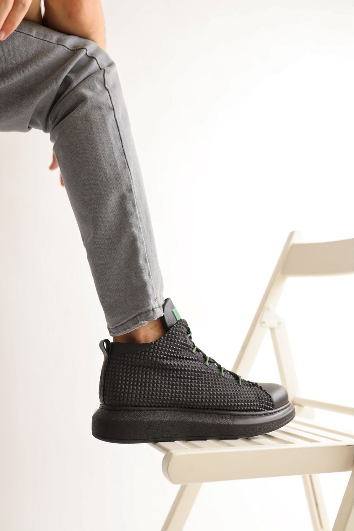 CH 111 Garni ST BLACK / GREEN men's sneakers shoes - STREETMODE™