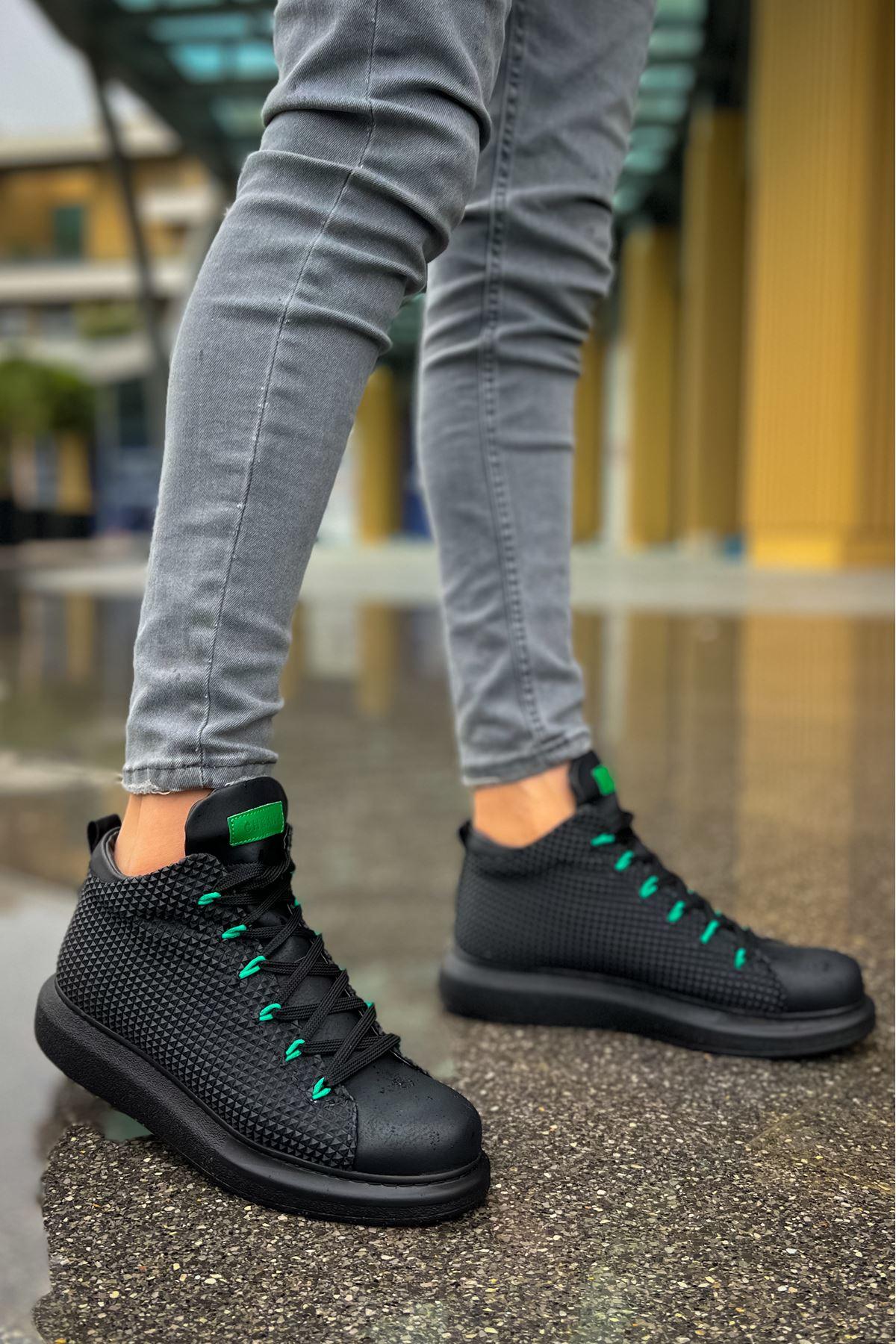 CH 111 Garni ST BLACK / GREEN men's sneakers shoes - STREETMODE™