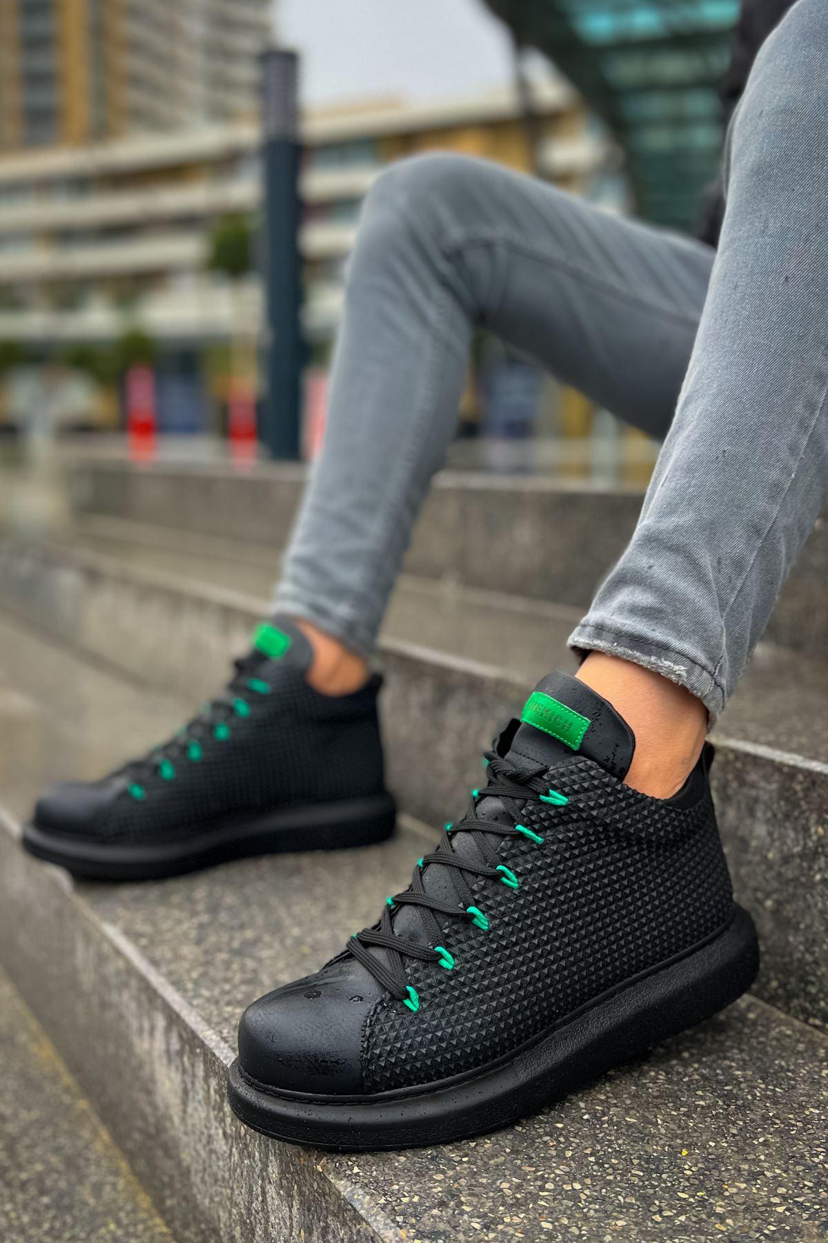 CH 111 Garni ST BLACK / GREEN men's sneakers shoes - STREETMODE™