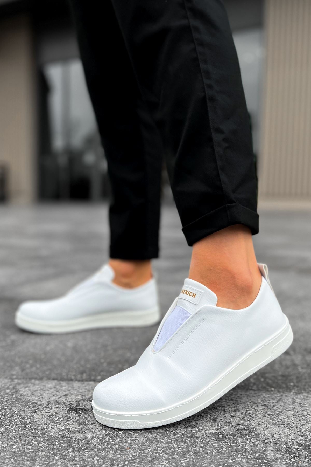 CH 195 men's sneakers shoes WHITE - STREETMODE™