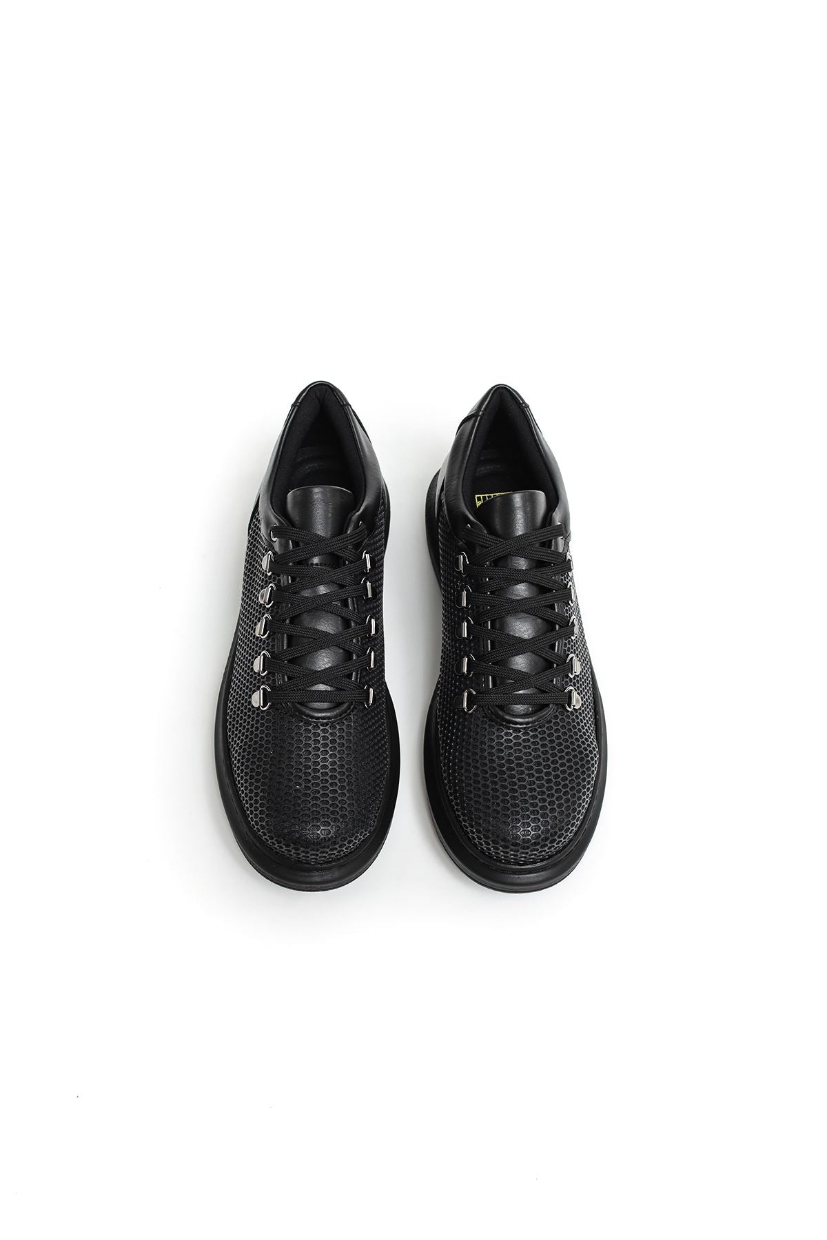 CH021 Men's Unisex Full black Honeycomb Processing Casual Sneaker Sports Shoes - STREETMODE™