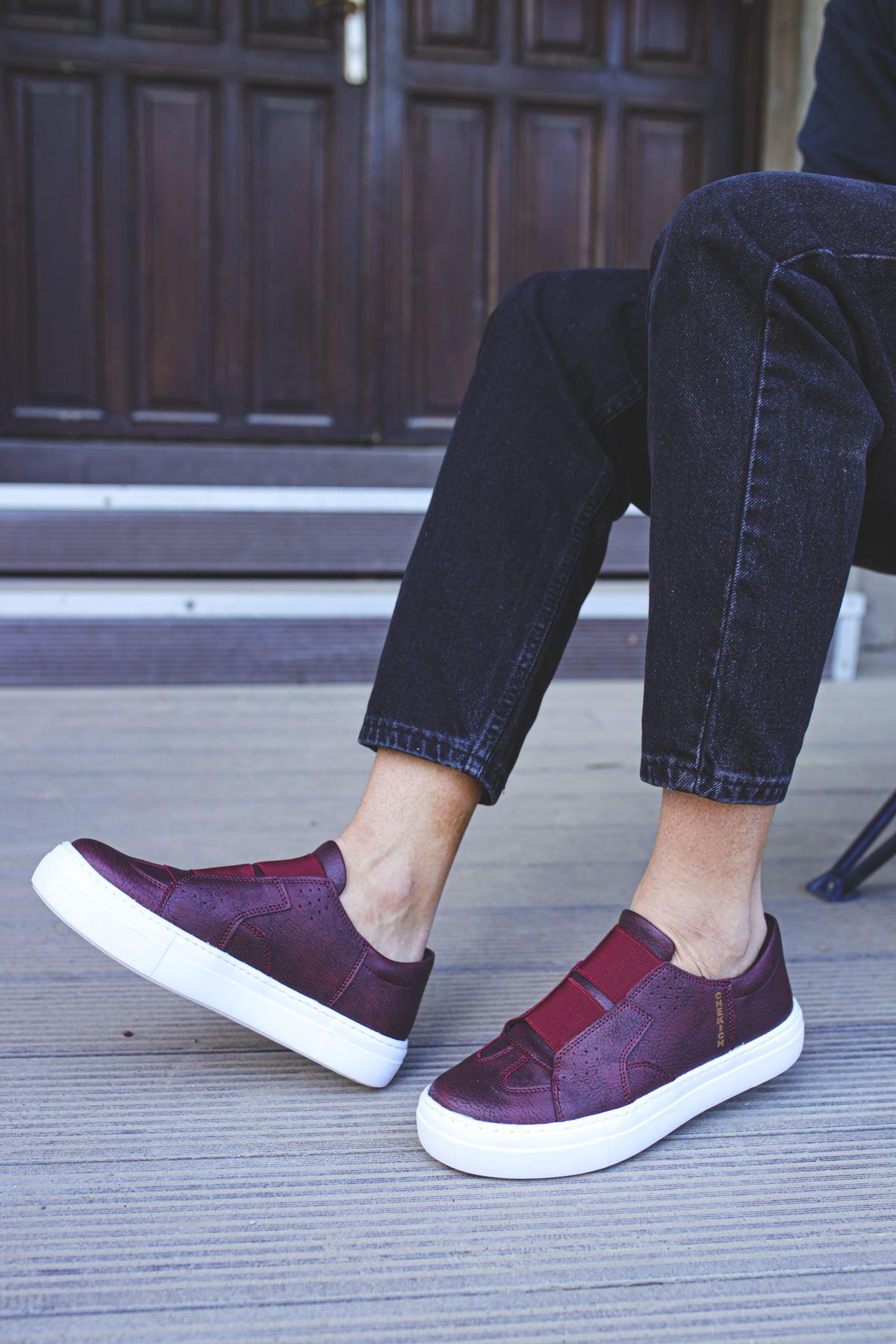 CH033 CBT Felton Men's Shoes CLARET RED - STREETMODE™