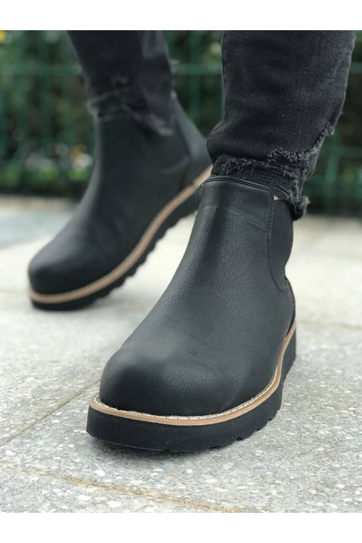 CH045 ST Chelsea Men's Boots BLACK - STREETMODE™