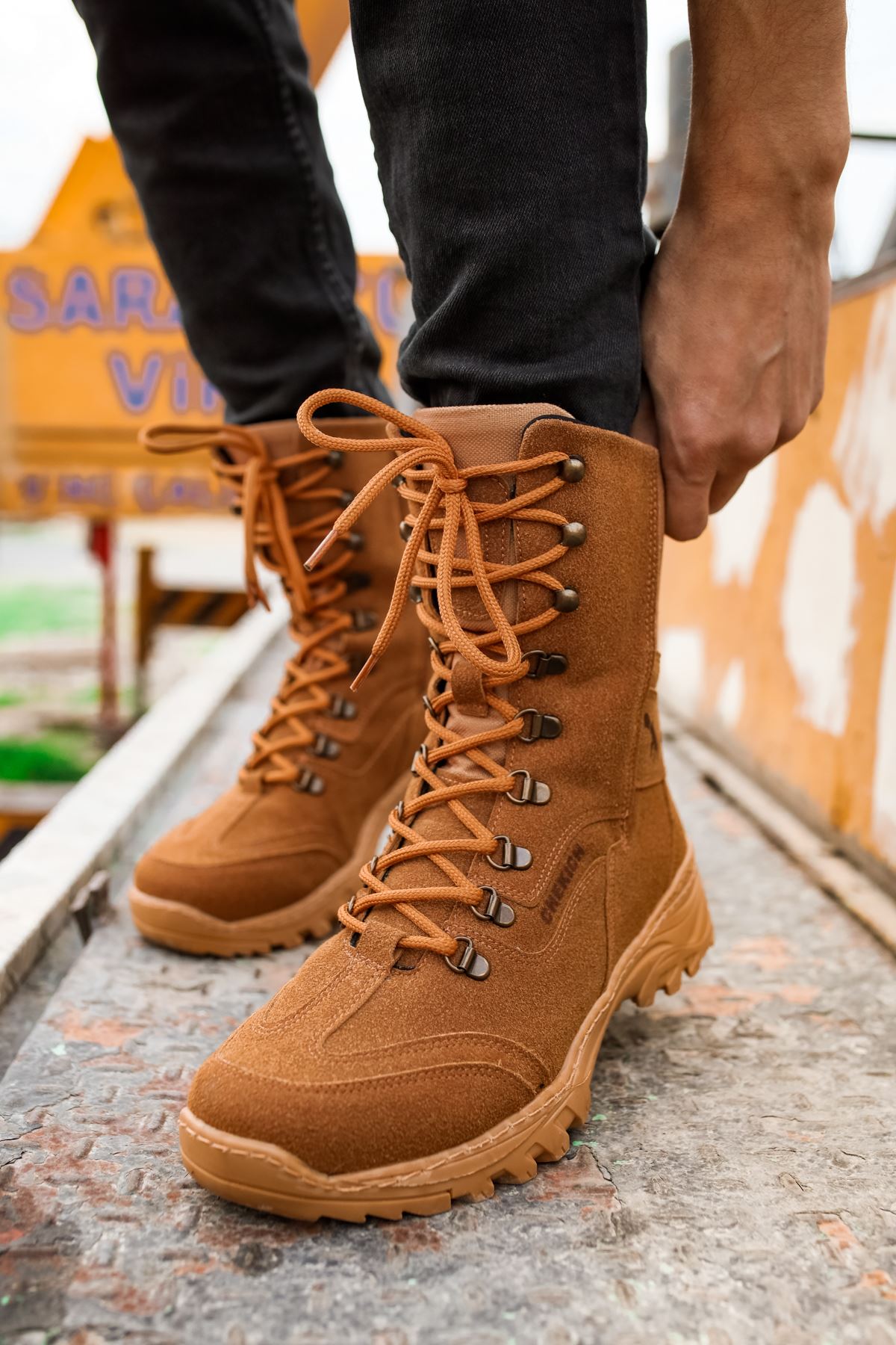 CH051 Men's Suede Casual Winter Boots - STREETMODE™