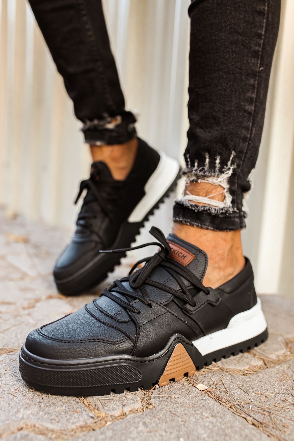 CH067 SBT Men's Sneaker Shoes BLACK / BLACK - STREETMODE™