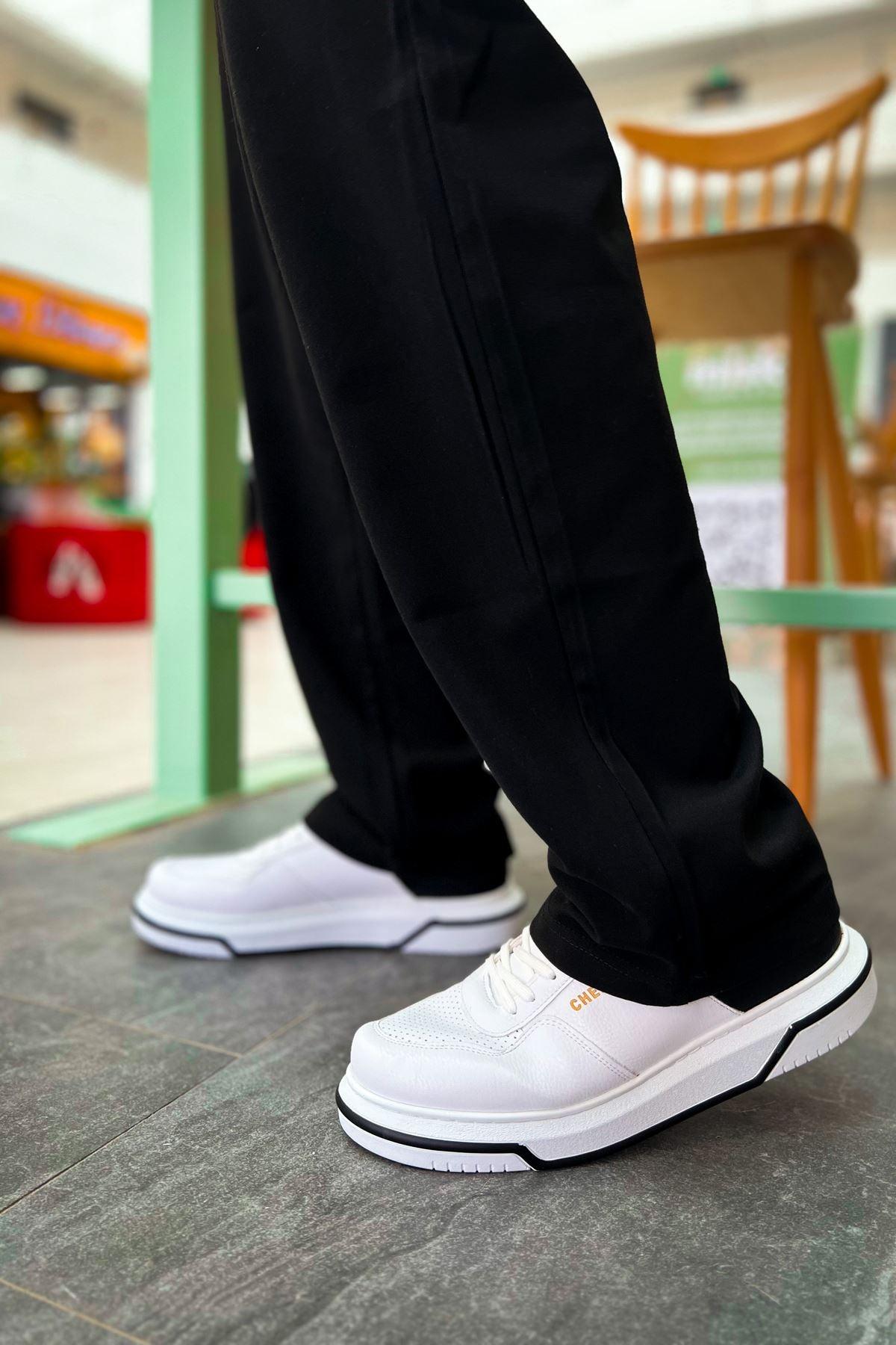 CH075 Men's Unisex White Casual Sneaker Sports Shoes - STREETMODE™