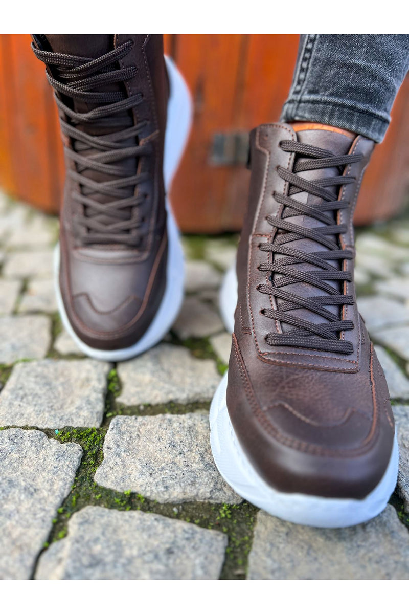 CH077 BT Men's Sports Boots BROWN - STREETMODE™