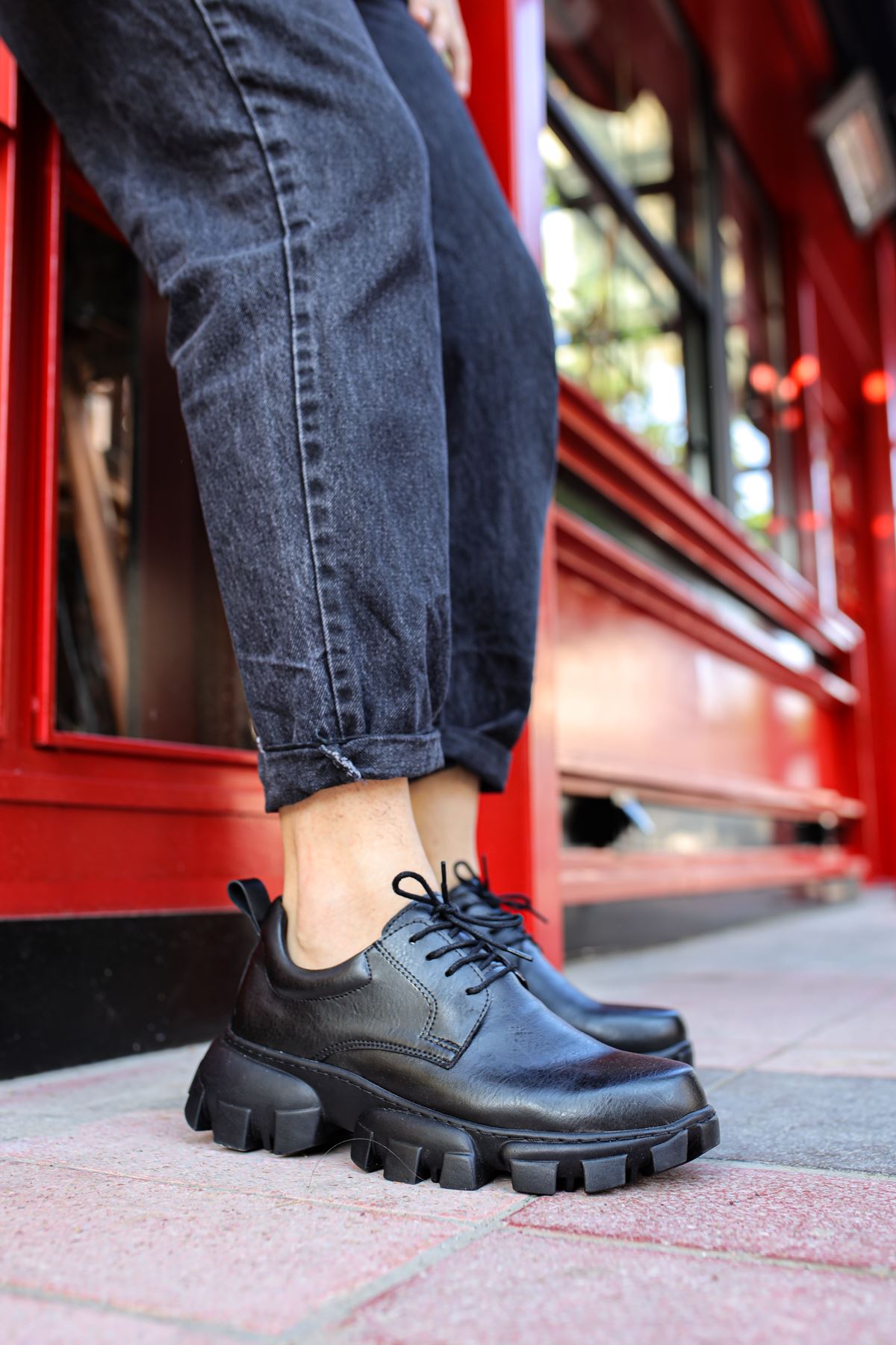 CH093 ST Men's-Unisex Shoes BLACK - STREETMODE™