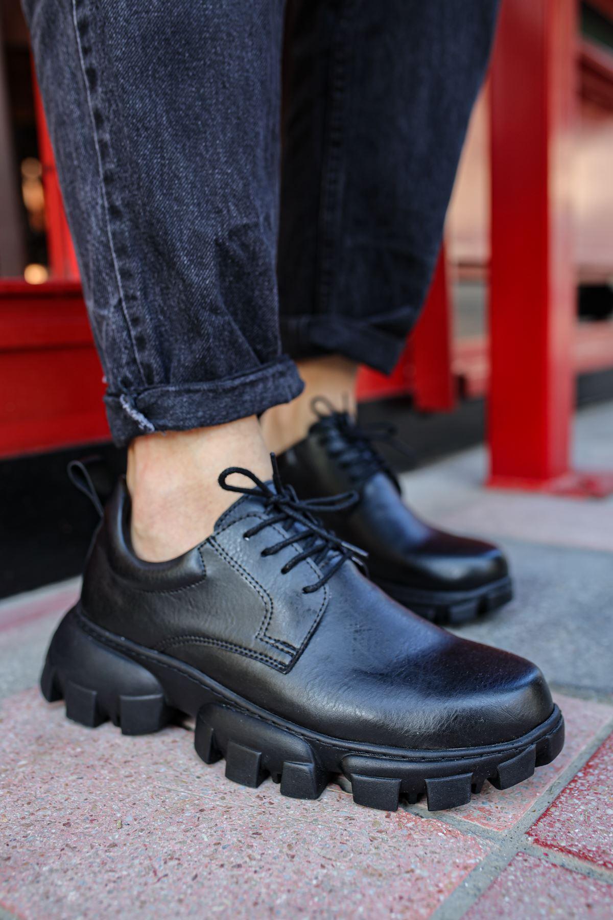 CH093 ST Men's-Unisex Shoes BLACK - STREETMODE™