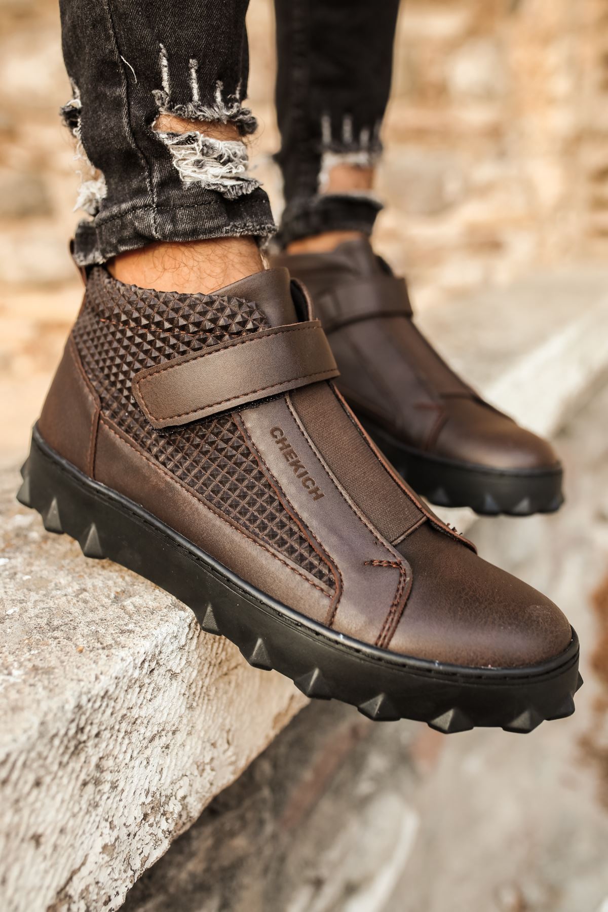 CH103 ST Men's Sneaker Boots BROWN - STREETMODE™