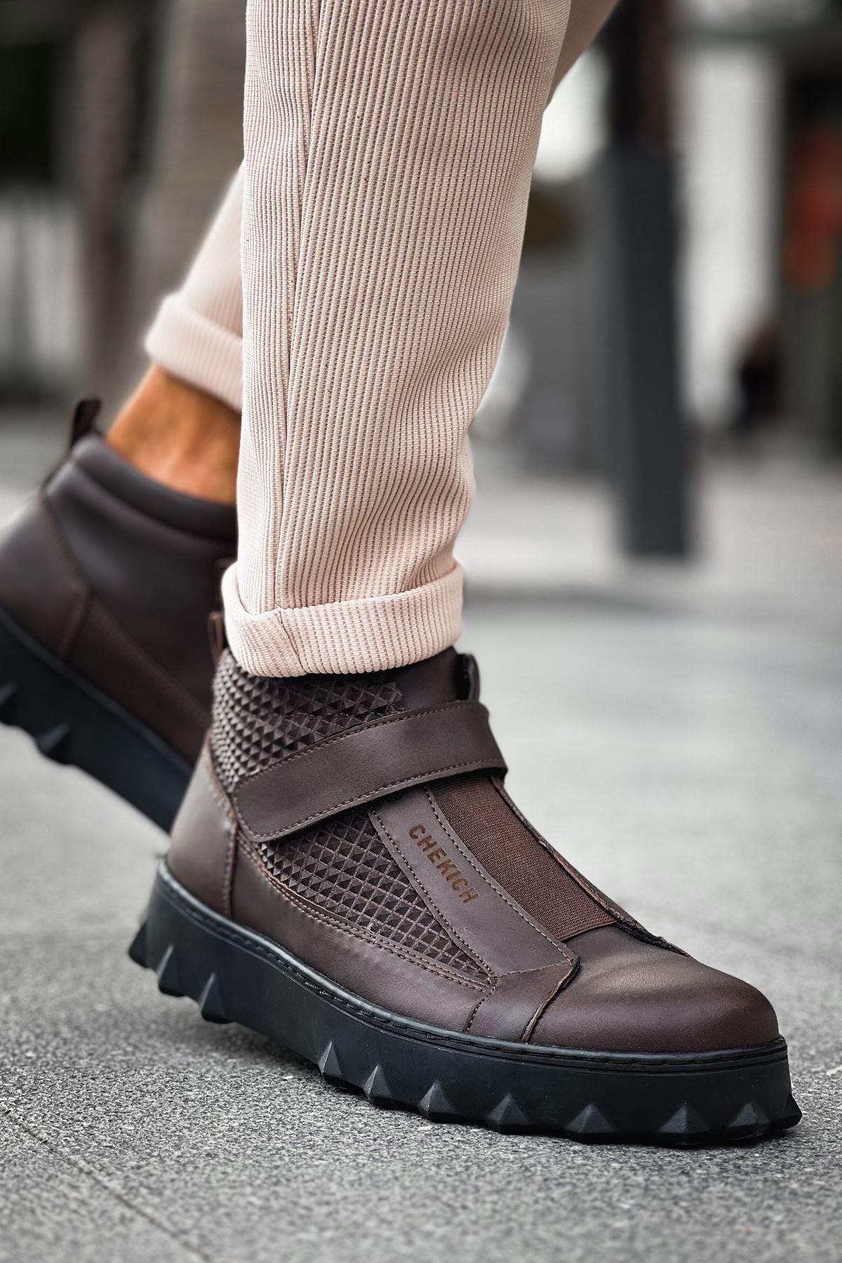 CH103 ST Men's Sneaker Boots BROWN - STREETMODE™