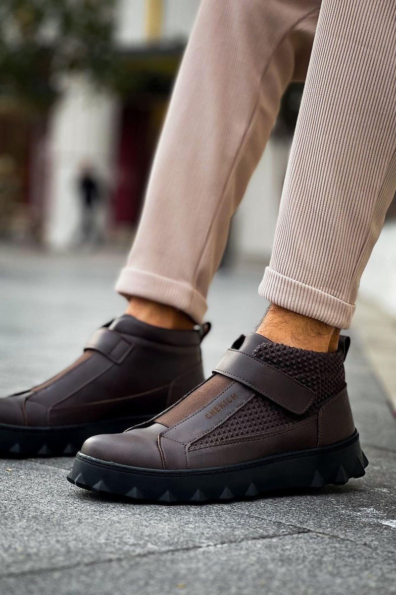 CH103 ST Men's Sneaker Boots BROWN - STREETMODE™