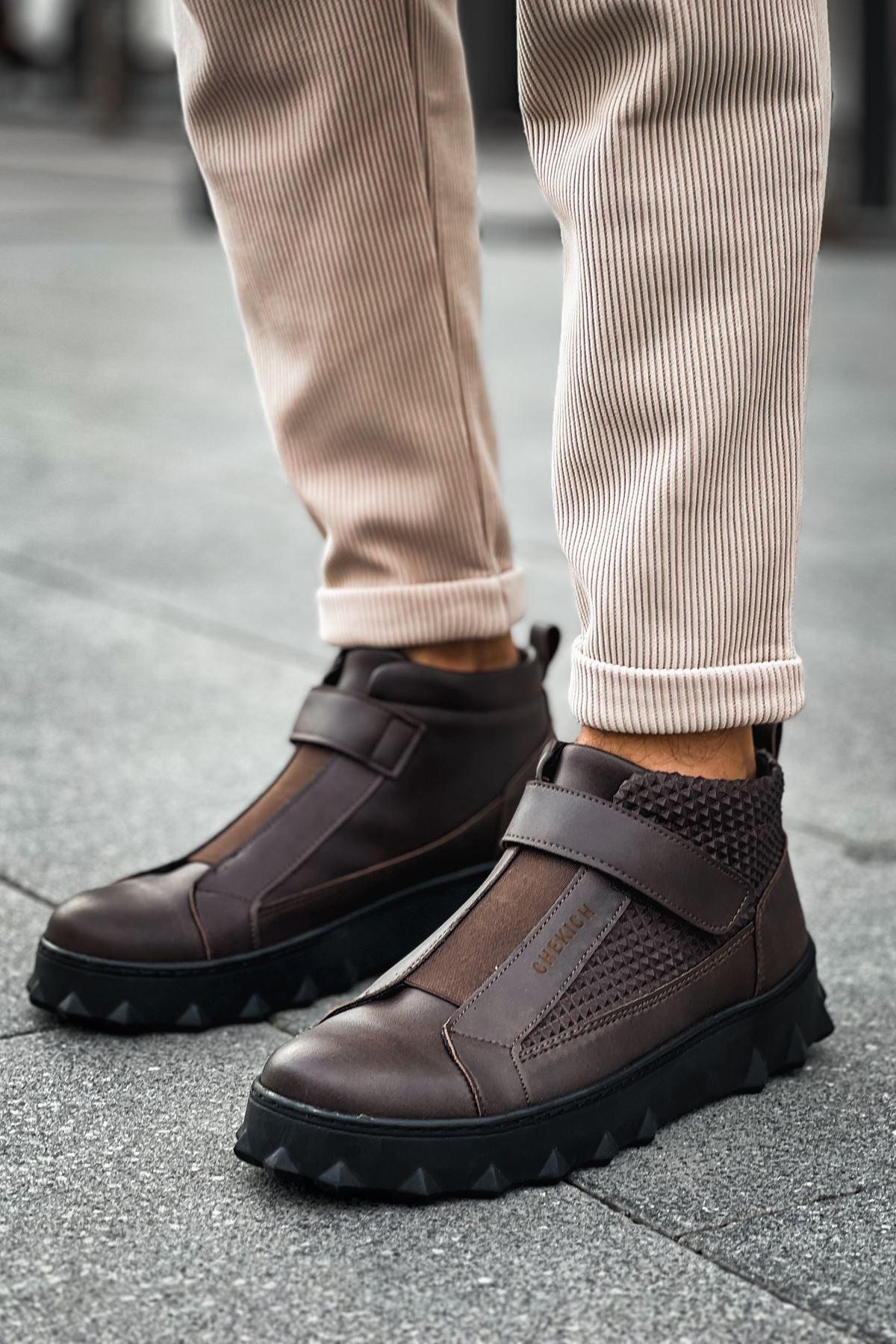 CH103 ST Men's Sneaker Boots BROWN - STREETMODE™