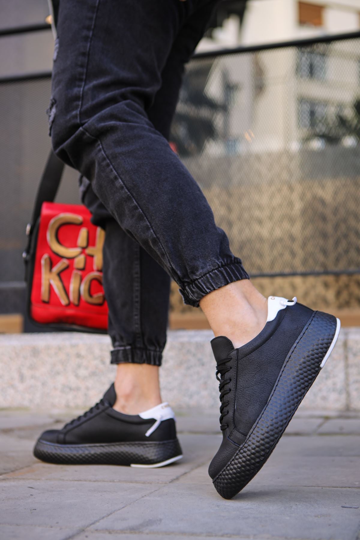 CH107 Women Black Casual Sneaker Sports Shoes - STREETMODE™