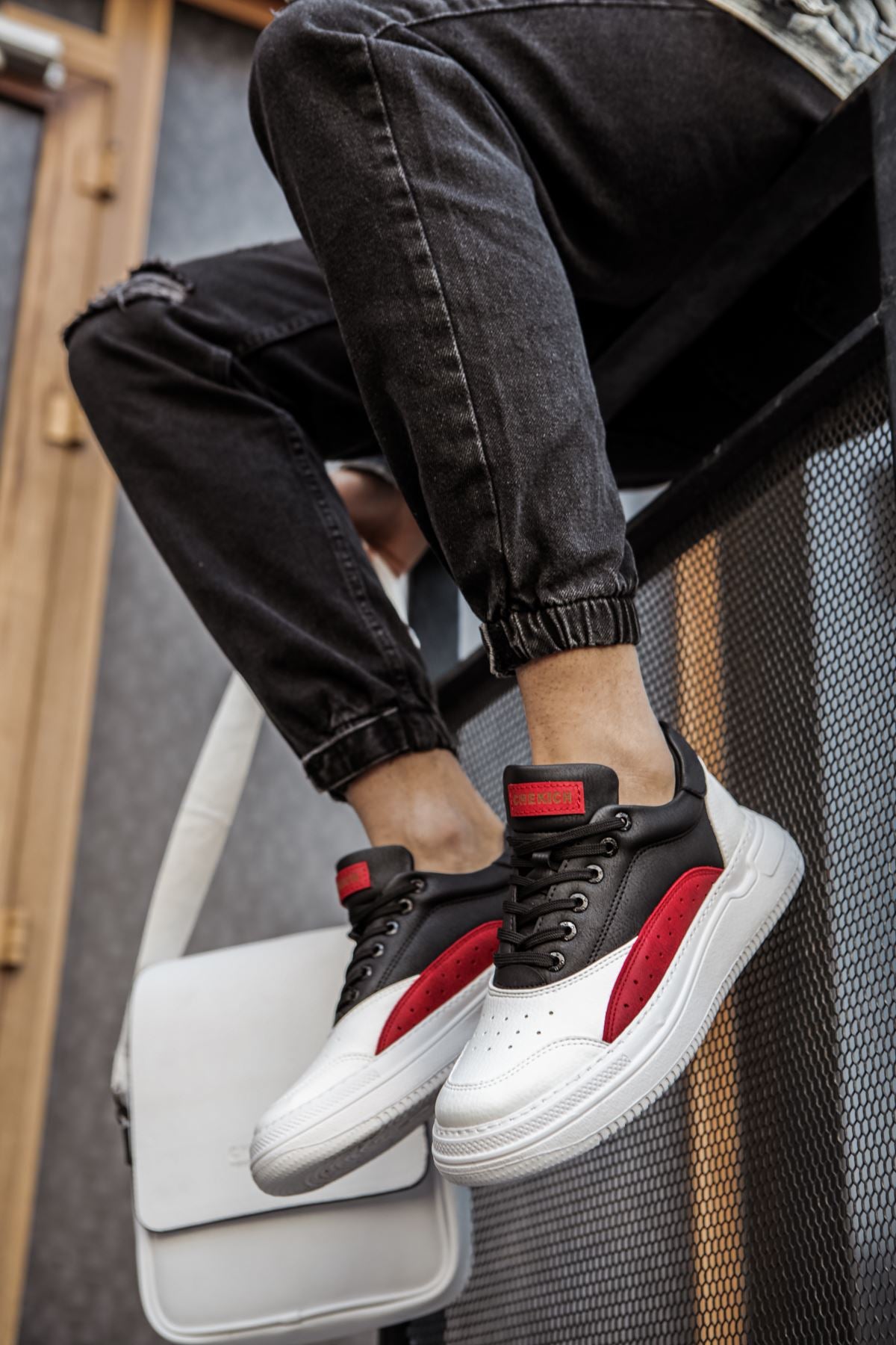 CH115 WS Men's Shoes WHITE / RED / BLACK - STREETMODE™