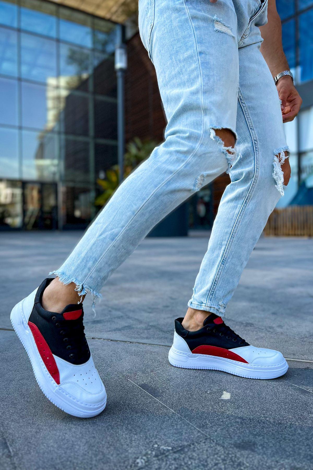 CH115 WS Men's Shoes WHITE / RED / BLACK - STREETMODE™