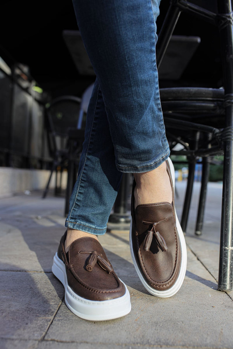 CH127 Men's Shoes BROWN - STREETMODE™