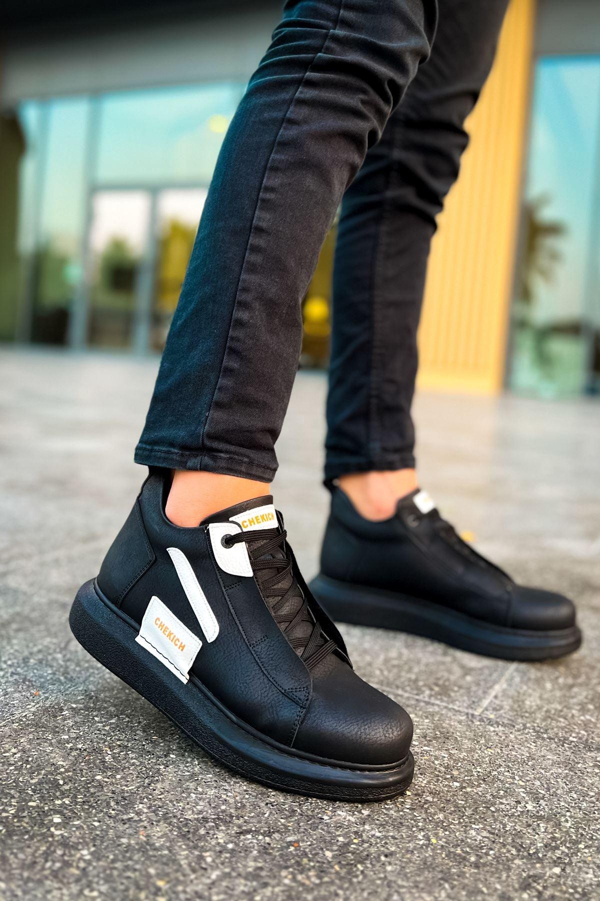 CH131 men's shoes sneakers Garni ST BLACK/WHITE - STREETMODE™