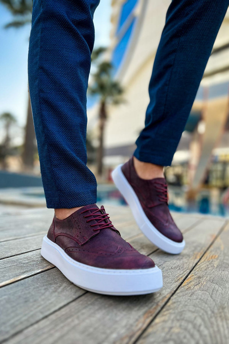 CH149 CBT Changer Over Men's Sneakers Shoes MAROON - STREETMODE™