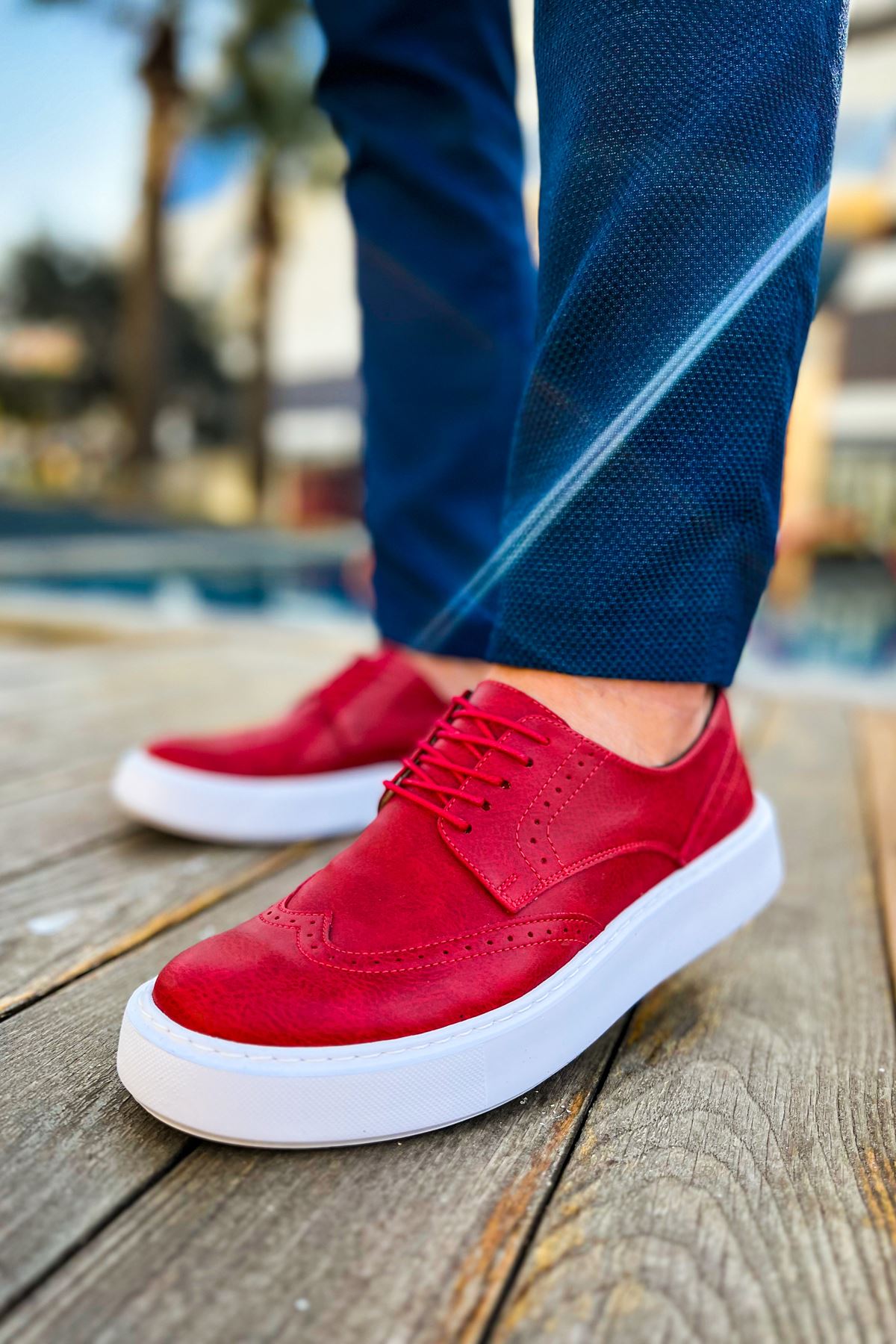 CH149 CBT Changer Over Men's sneakers Shoes RED - STREETMODE™