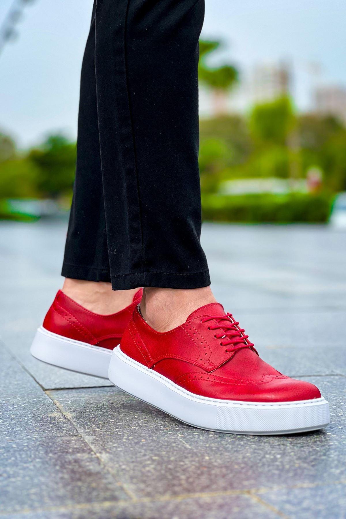 CH149 CBT Changer Over Men's sneakers Shoes RED - STREETMODE™