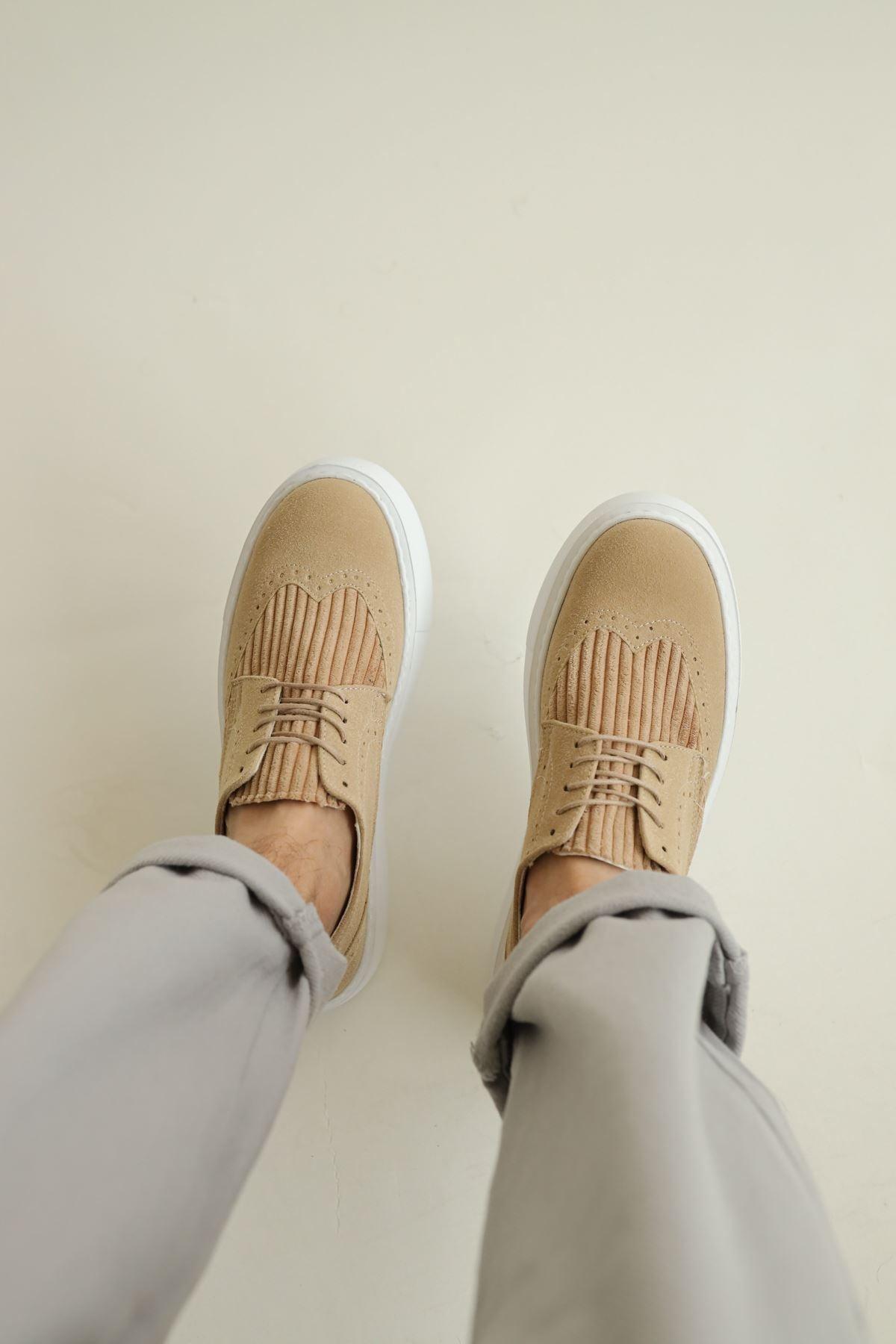 CH149 Suede Men's Shoes SAND - STREETMODE™