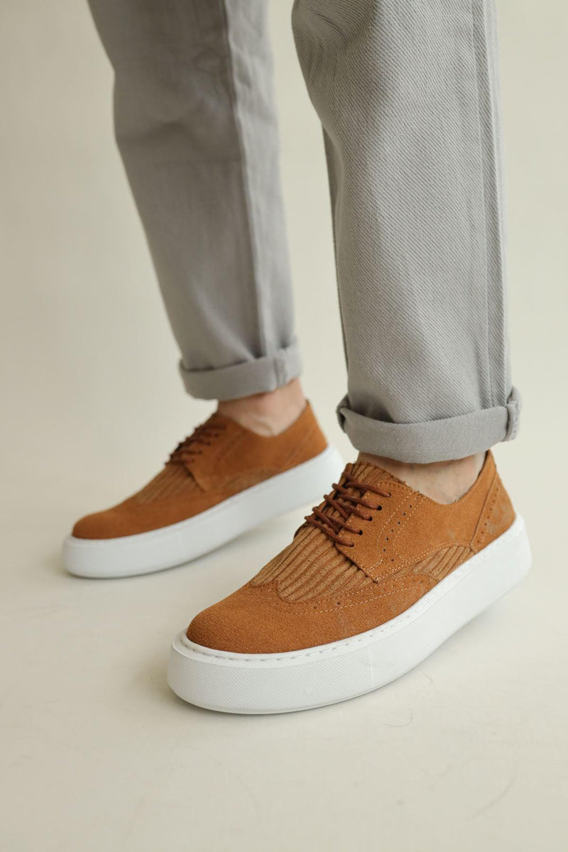 CH149 Suede Men's Shoes TAN - STREETMODE™