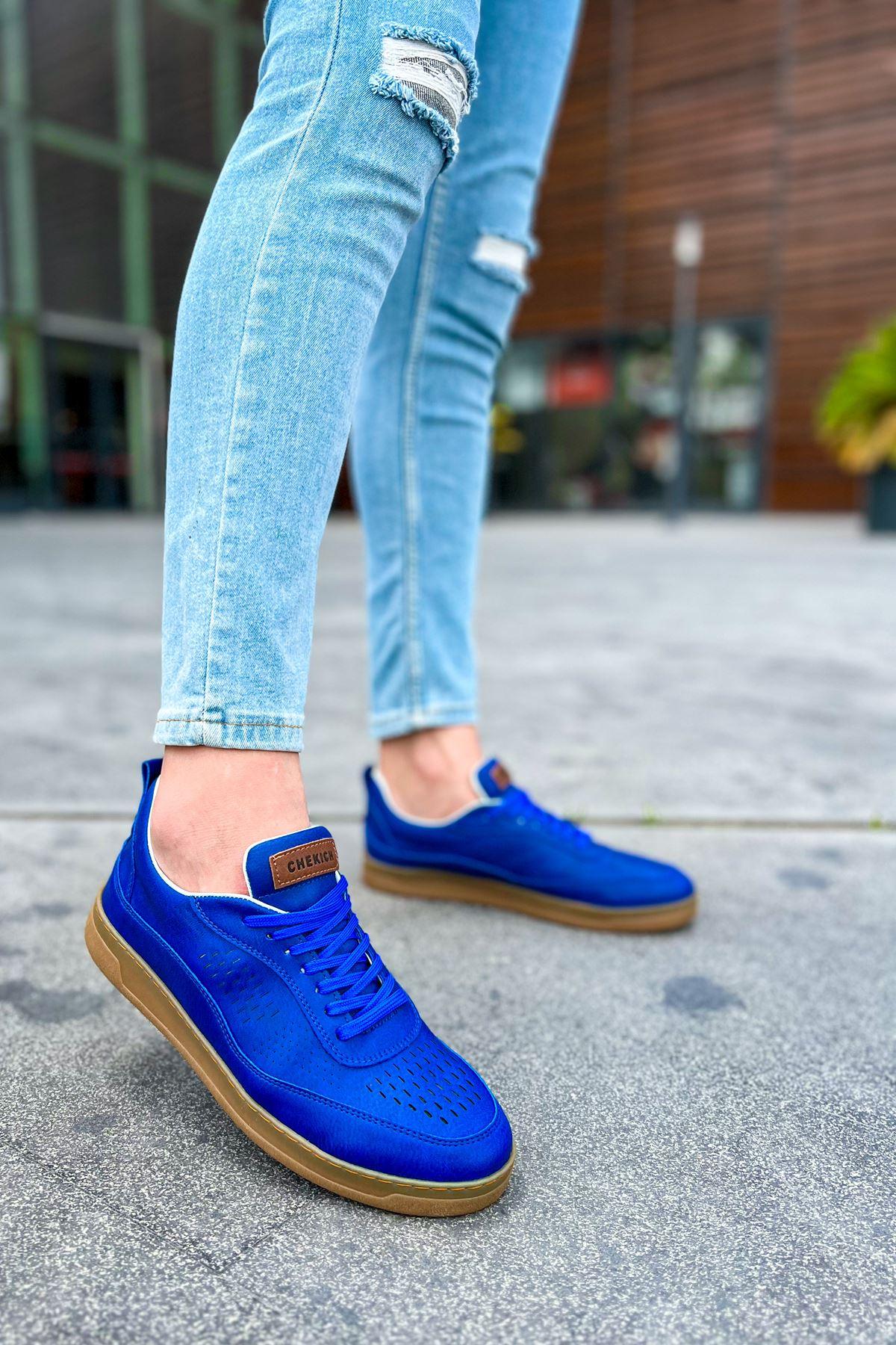 CH157 CKT Retro Men's Shoes BLUE - STREETMODE™