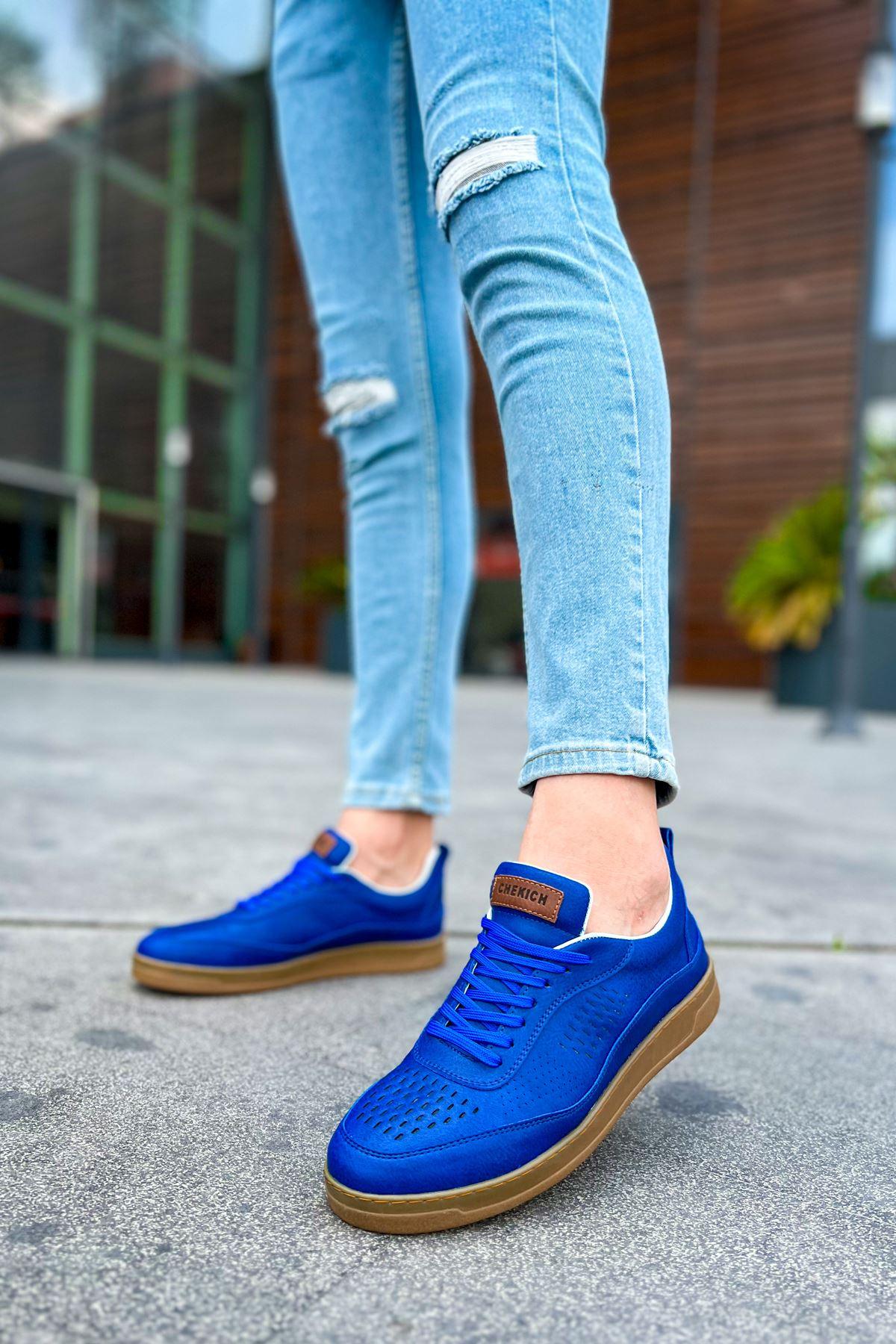 CH157 CKT Retro Men's Shoes BLUE - STREETMODE™