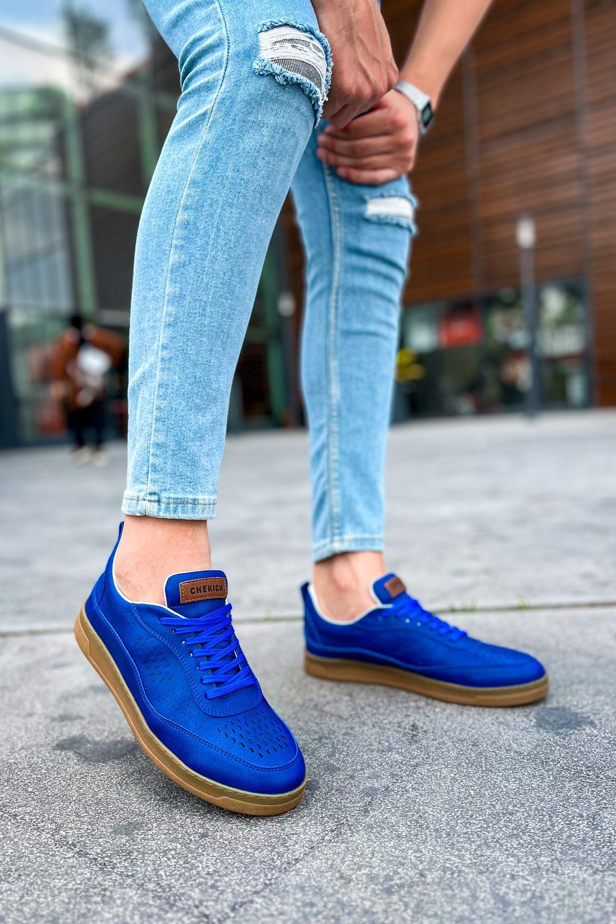 CH157 CKT Retro Men's Shoes BLUE - STREETMODE™