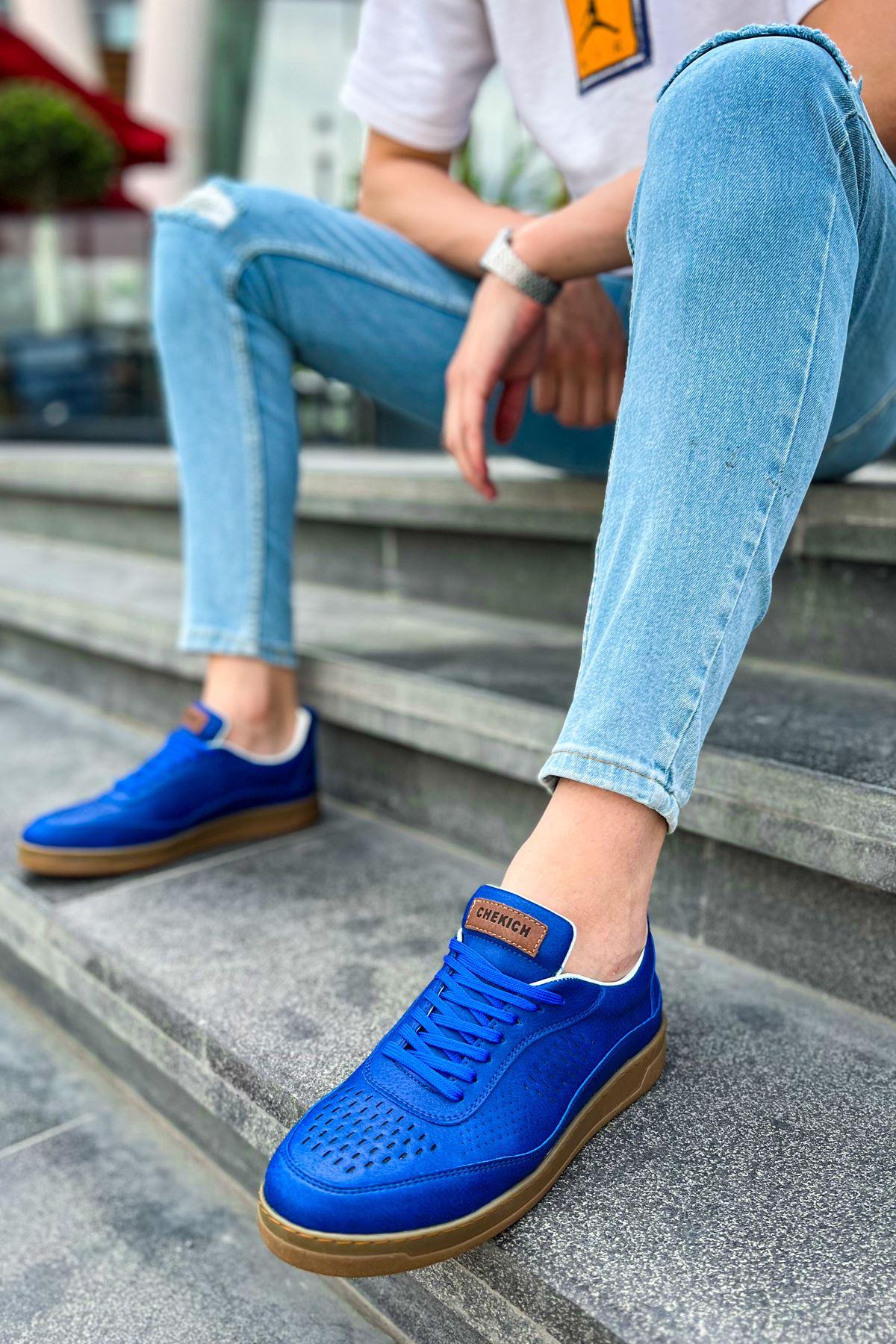 CH157 CKT Retro Men's Shoes BLUE - STREETMODE™