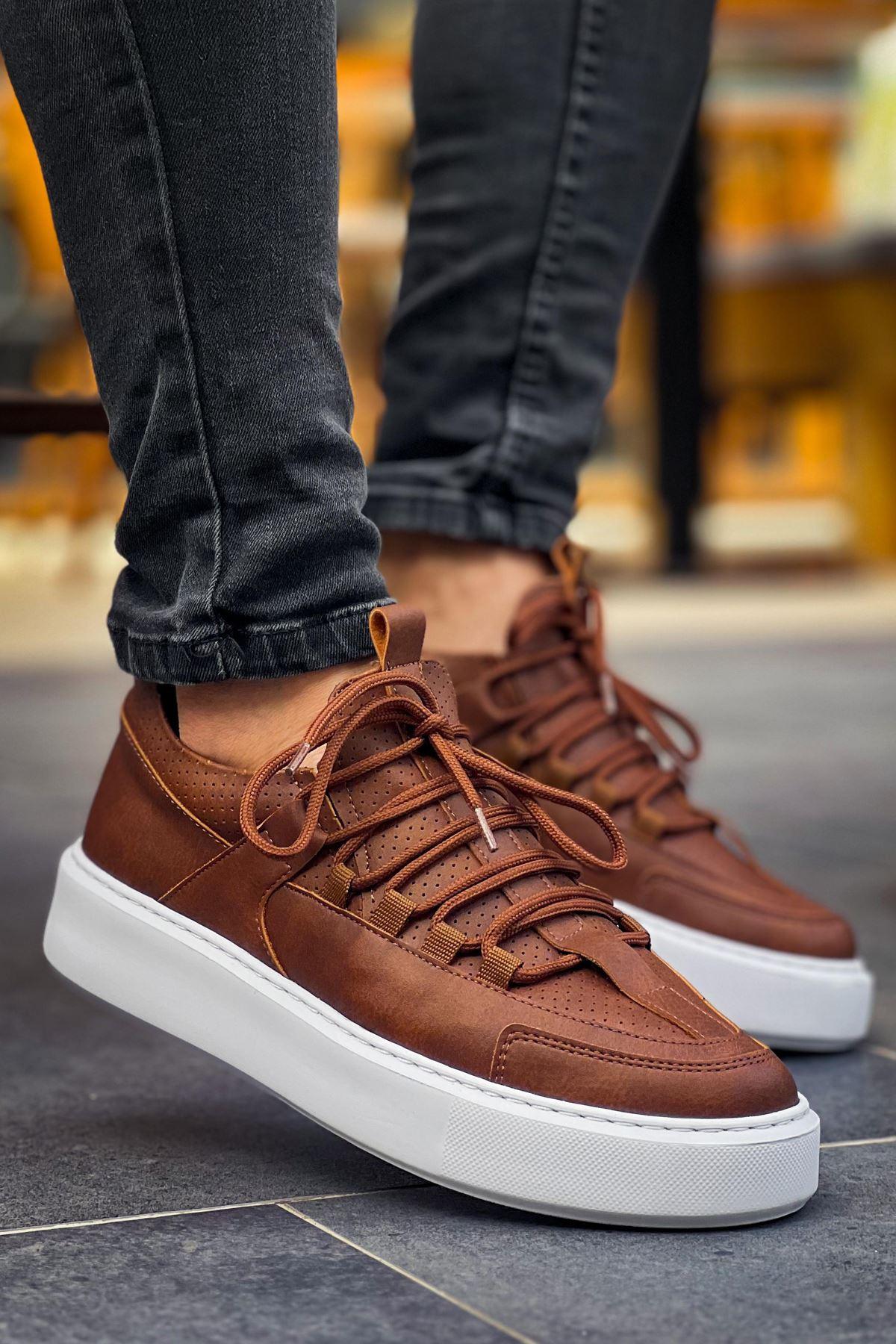 CH159 CBT Saturn Men's sneakers Brown - STREETMODE™