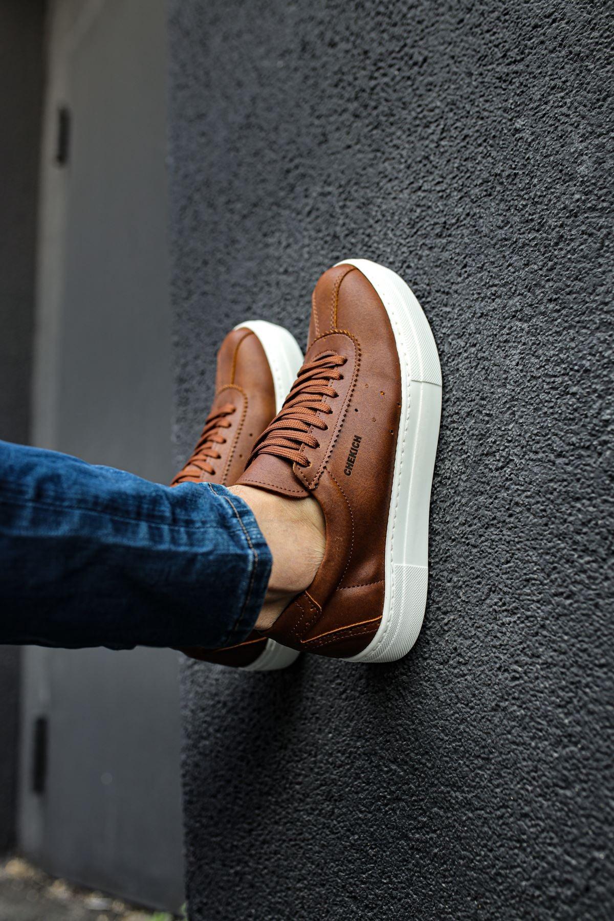 CH163 CBT Men's Shoes Brown - STREETMODE™