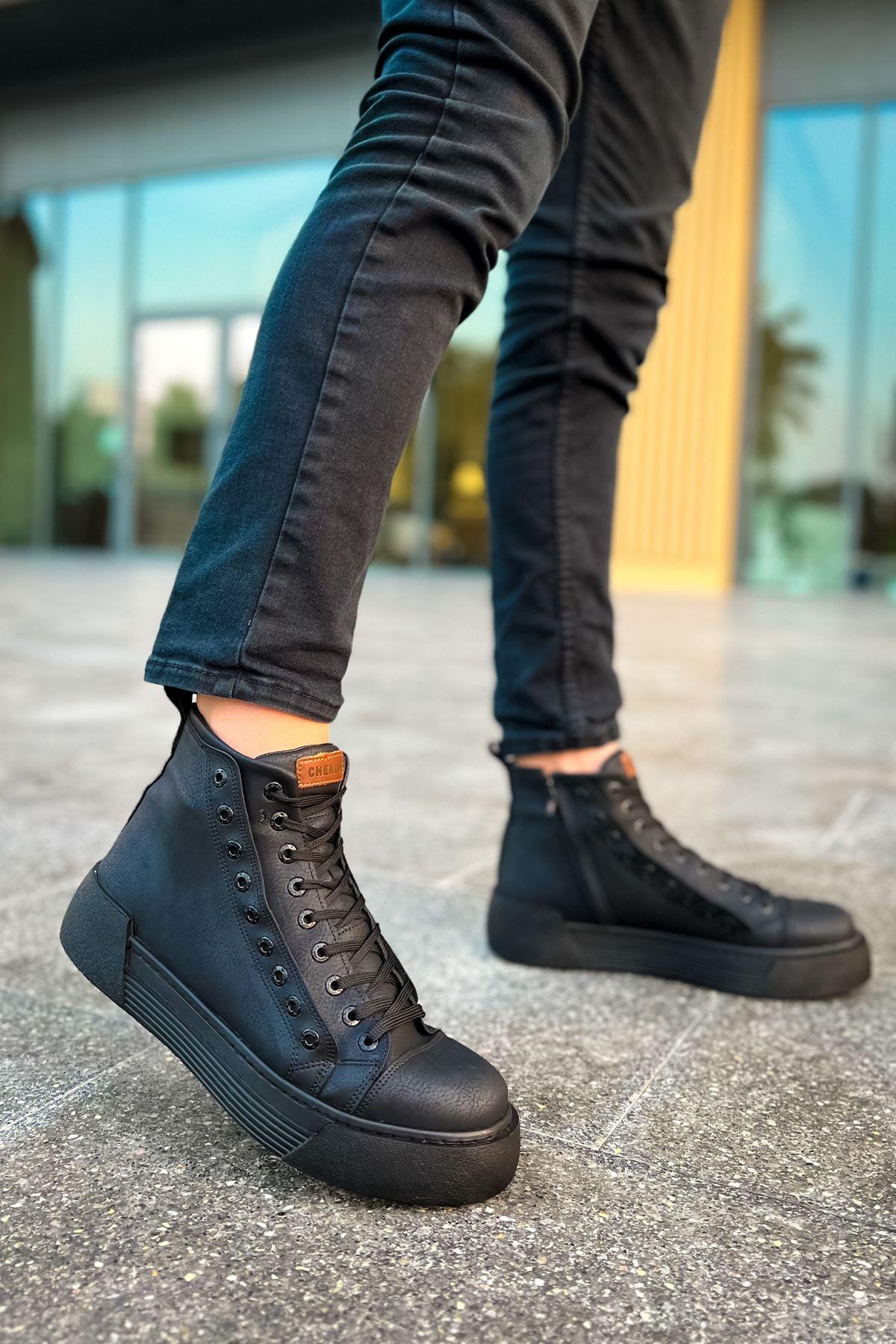 CH167 ST Men's Boots BLACK/BLACK - STREETMODE™