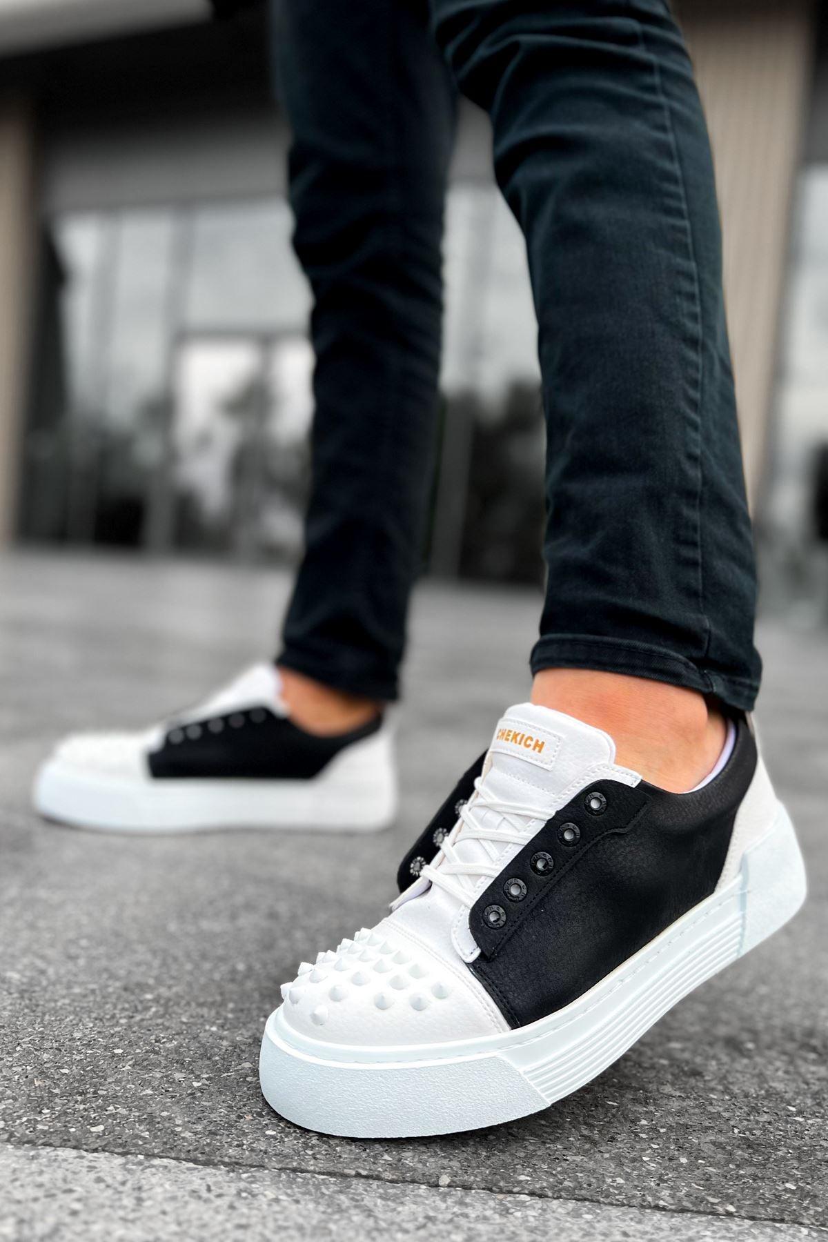 CH169 BT Men's Shoes WHITE/BLACK - STREETMODE™