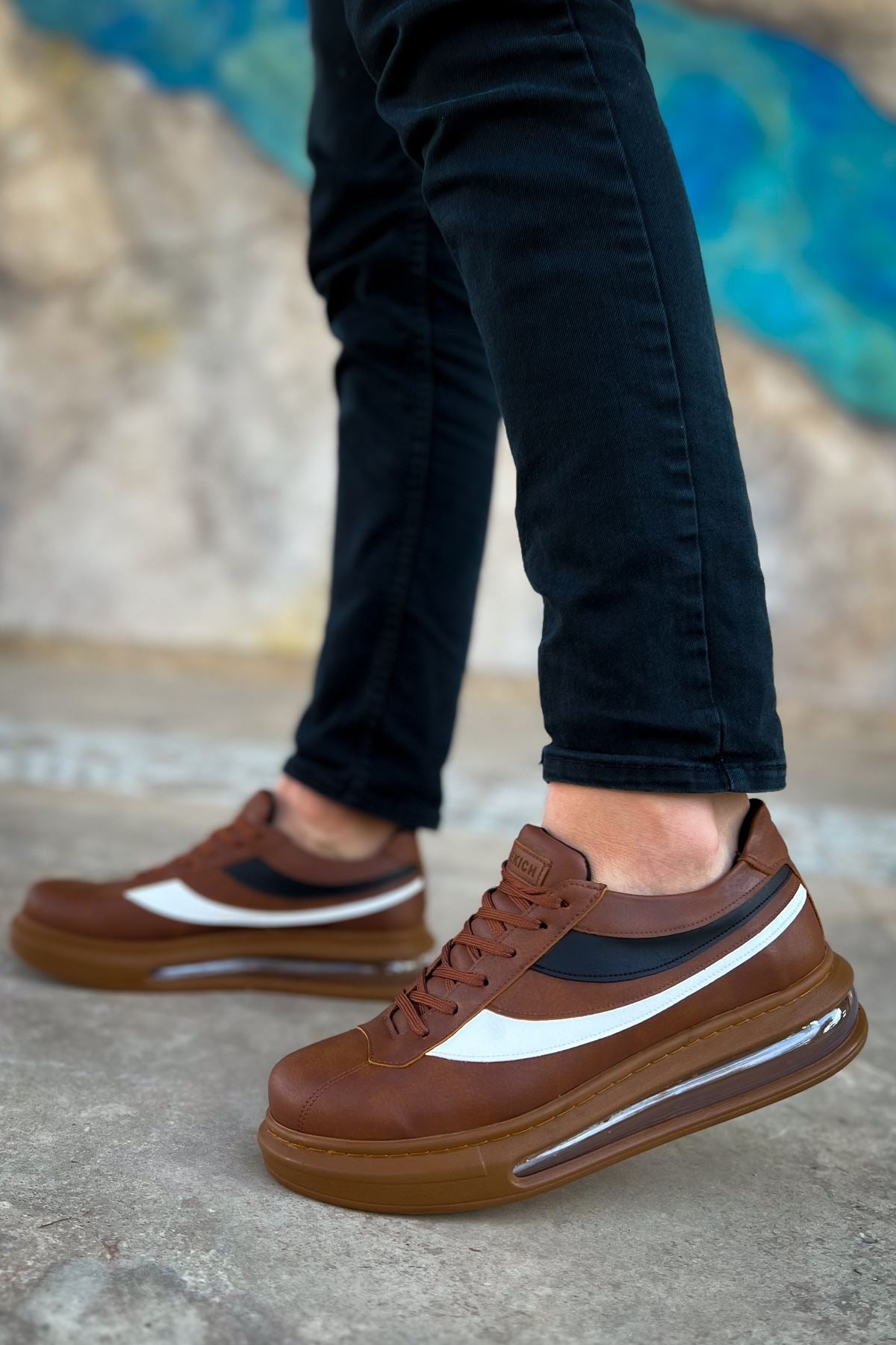CH172 Men's Sport Sneakers Shoes Brown - STREETMODE™