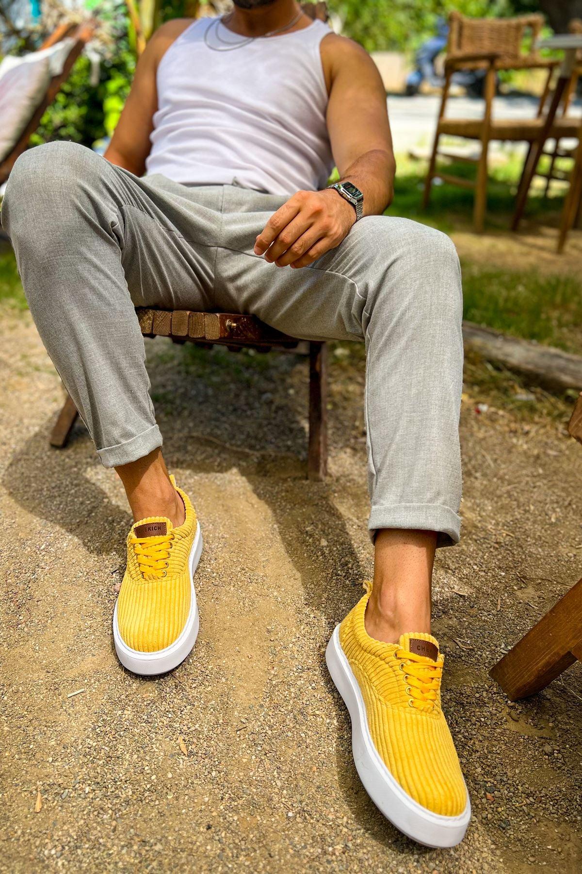 CH173 BT Men's Shoes YELLOW - STREETMODE™