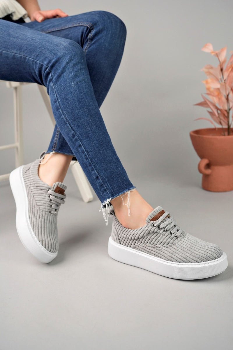 CH173 CBT Velluto Women's Shoes GRAY - STREETMODE™