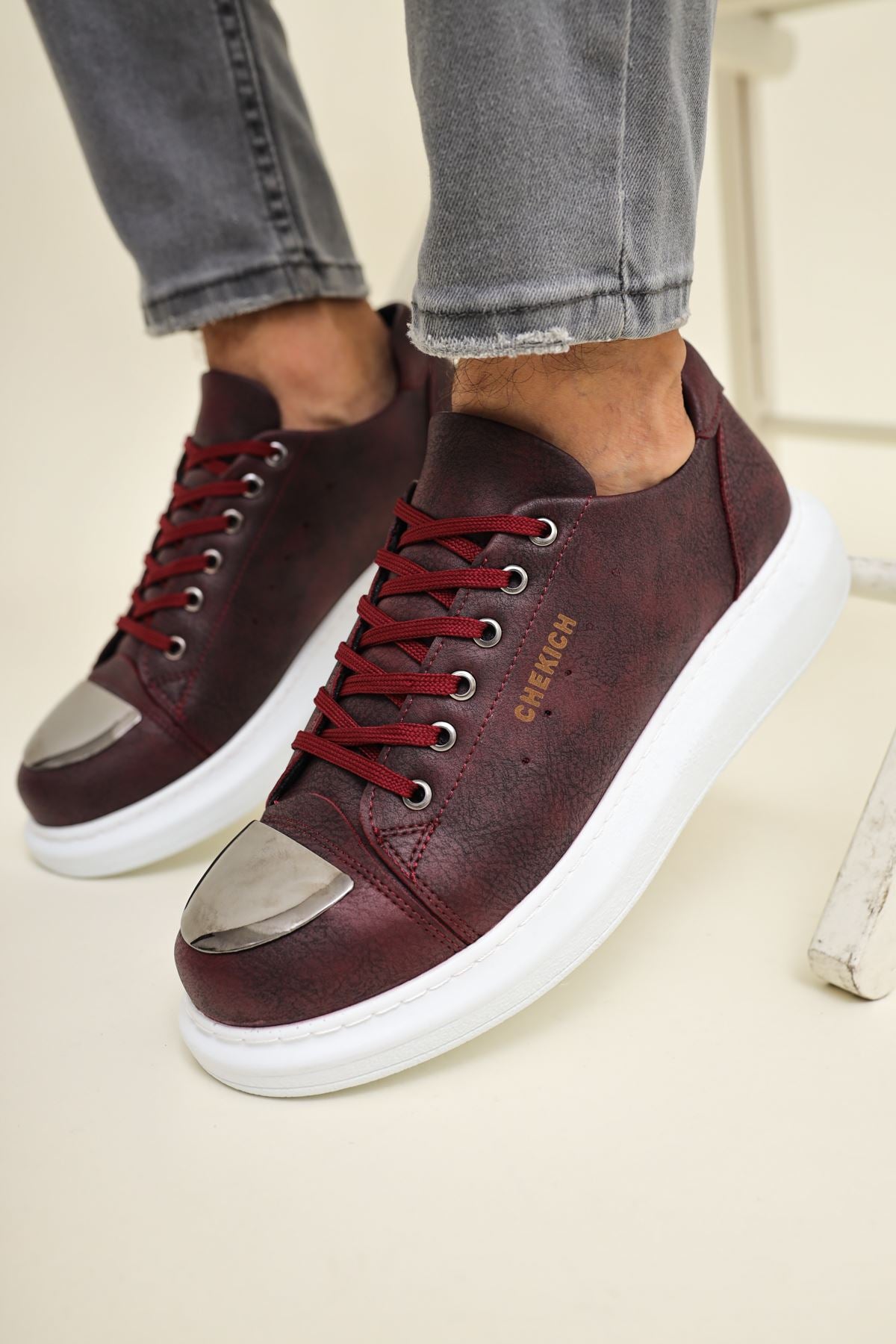 CH175 CBT Mirror Men's Shoes CLARET RED - STREETMODE™