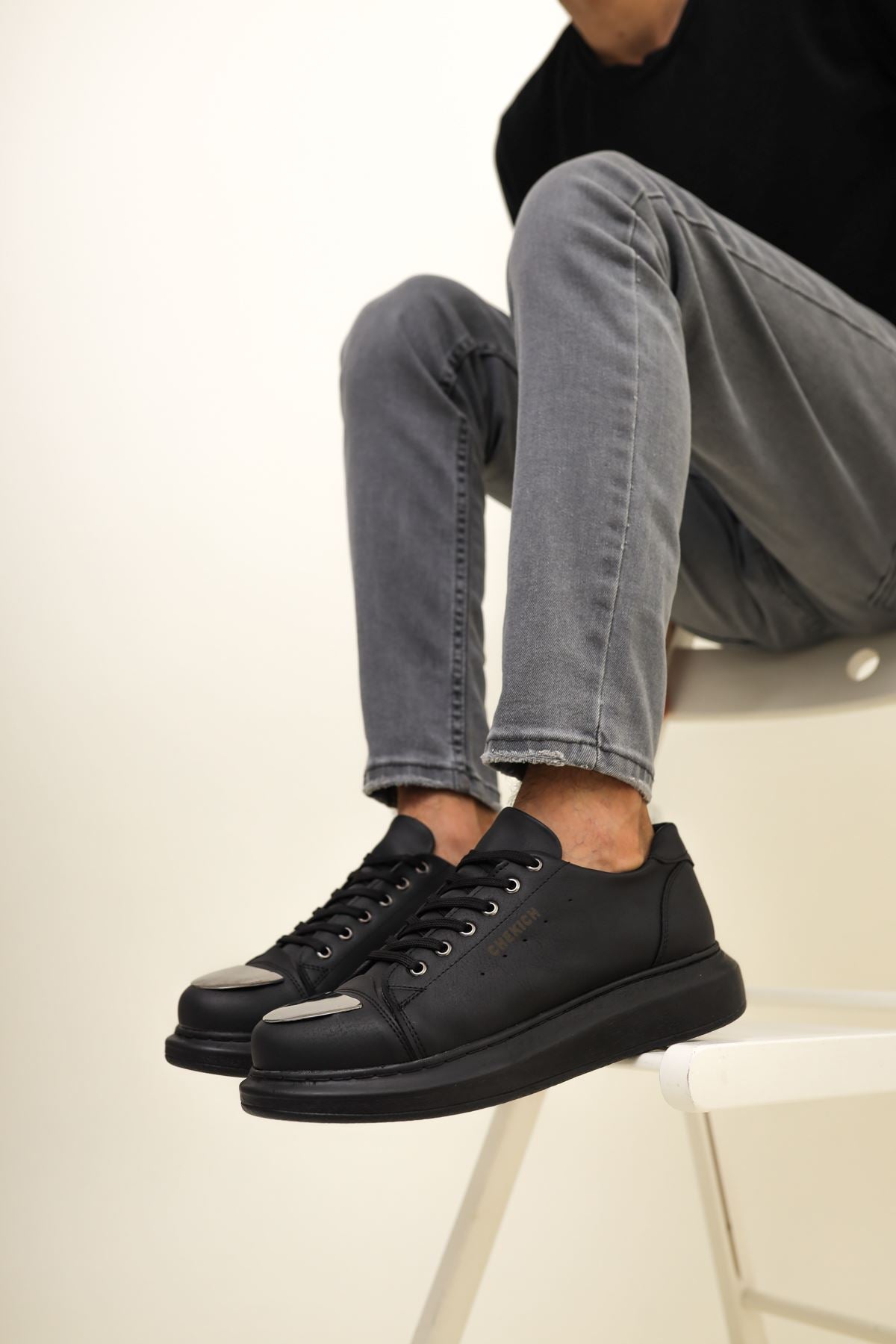 CH175 ST Men's Sneakers Shoes BLACK - STREETMODE™