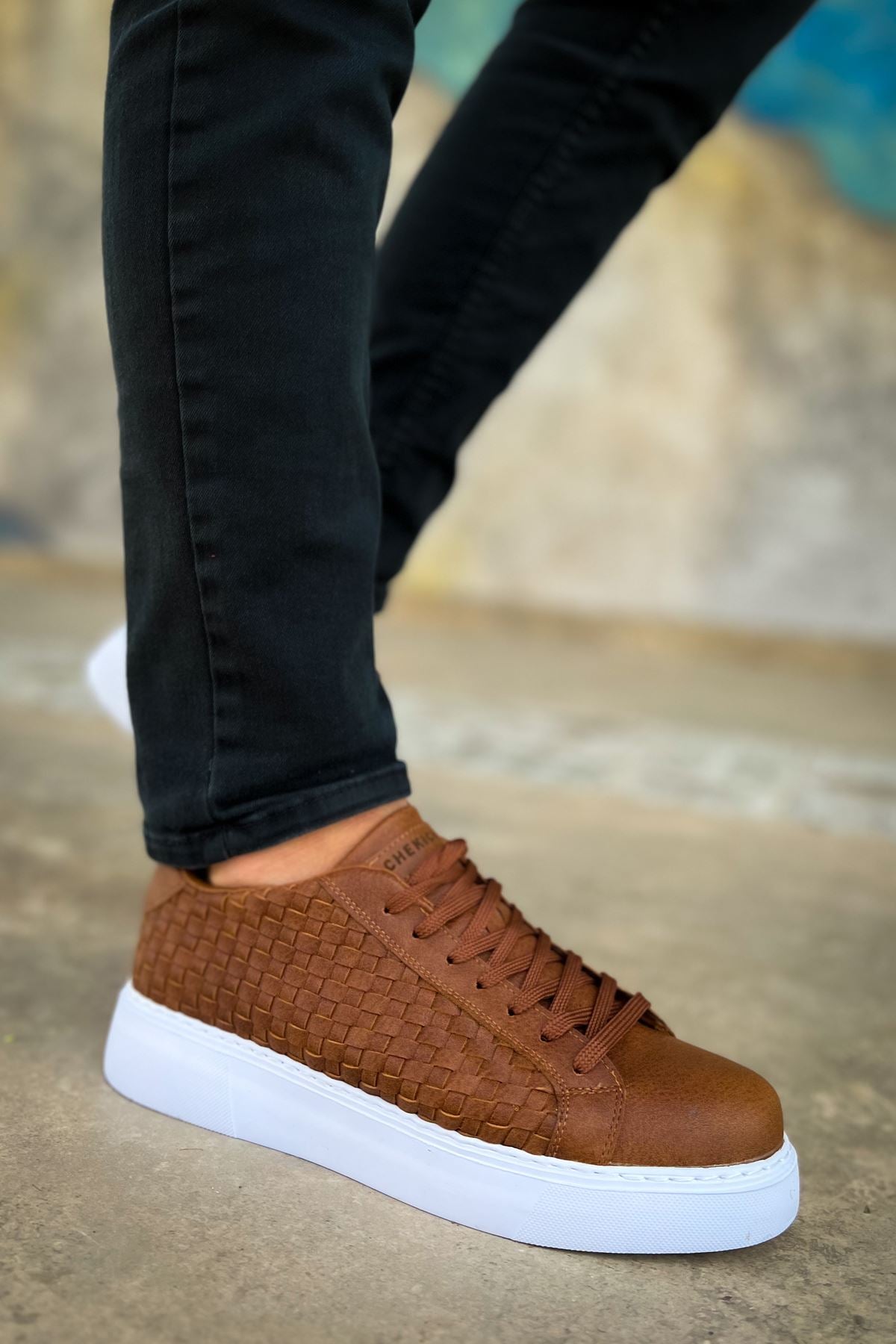 CH203 OBT Maglieria Men's sneakers Shoes Brown - STREETMODE™