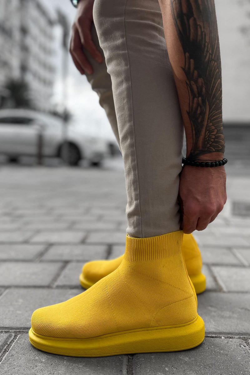 CH207 TRT Maglieria-T Men's Shoes YELLOW Boots - STREETMODE™