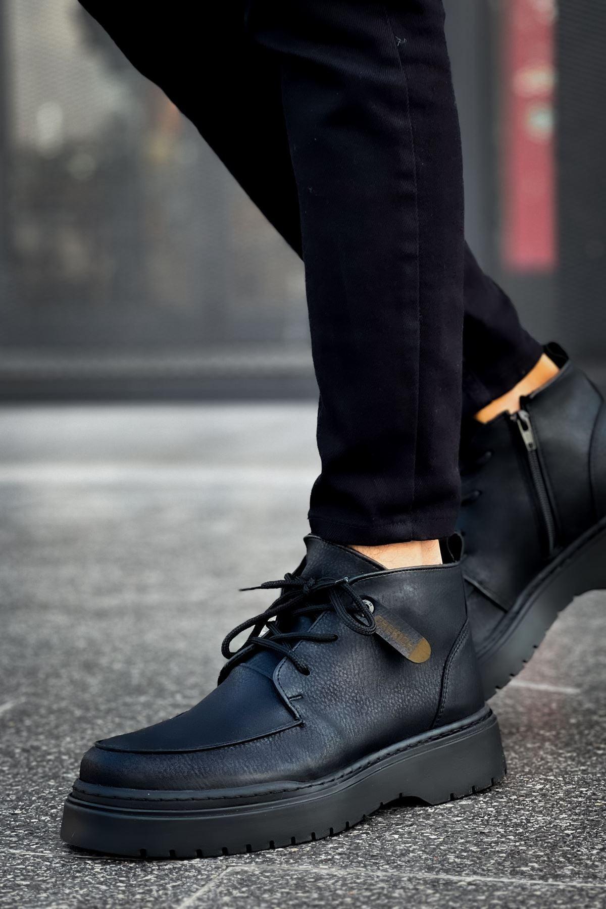 CH213 Men's Boots BLACK - STREETMODE™