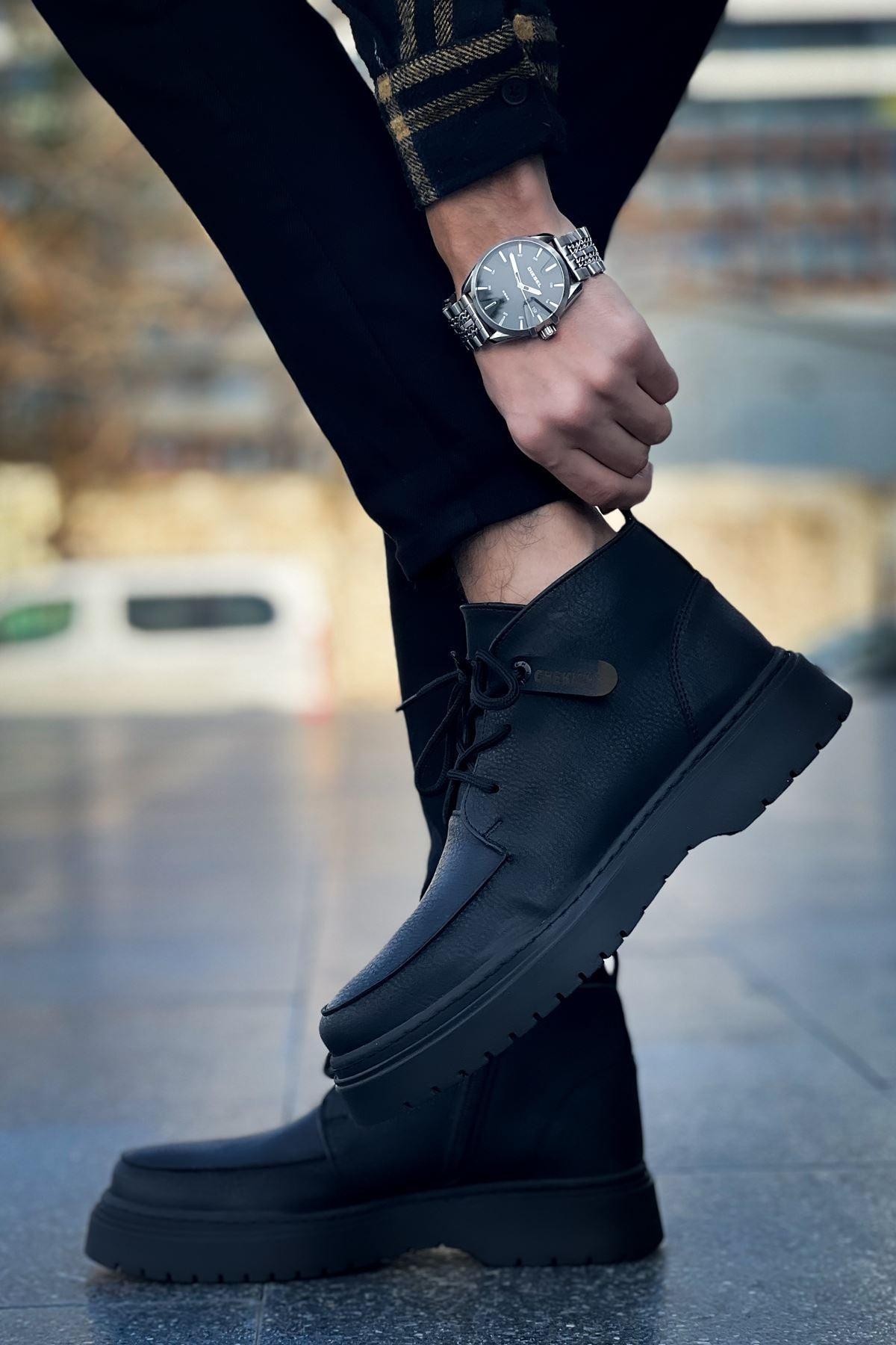 CH213 Men's Boots BLACK - STREETMODE™