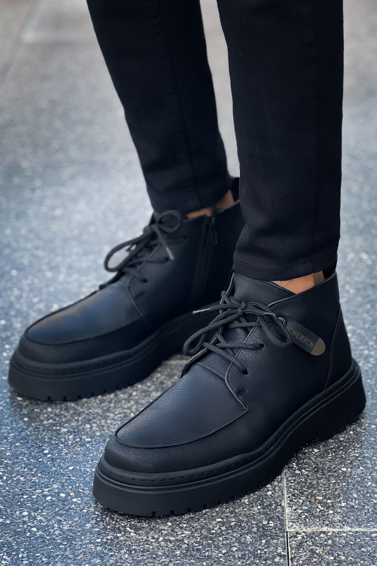 CH213 Men's Boots BLACK - STREETMODE™